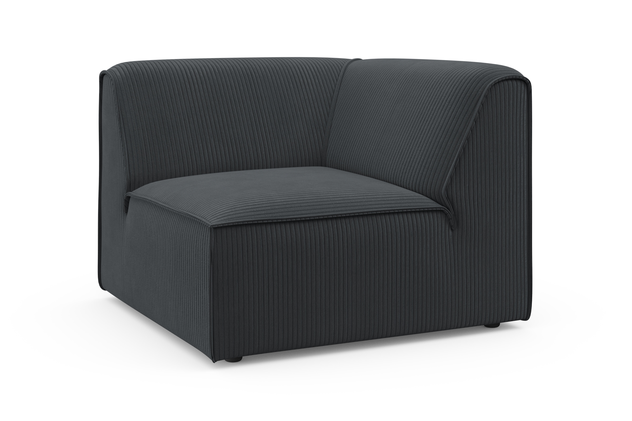 GOODproduct Elément d'angle du canapé »Merid, Sofaelement, Masse B/T/H: 97/97/46 cm« als Modul oder separat verwendbar, für individuelle Zusammenstellung