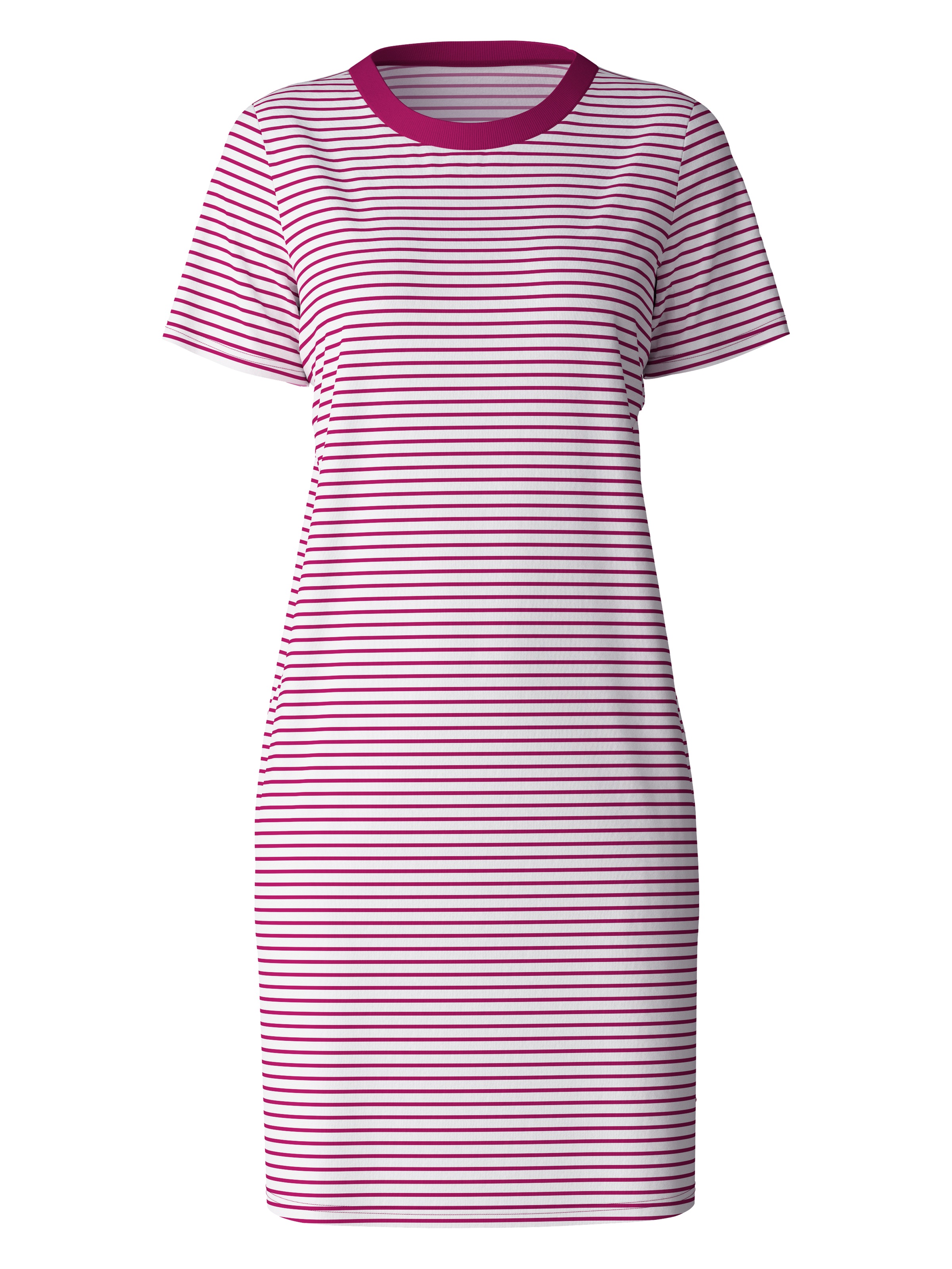 CALIDA Nachthemd »Marine Dreams«, Streifen, Pure Cotton, Kurzarm, bequem, Single Jersey Qualität