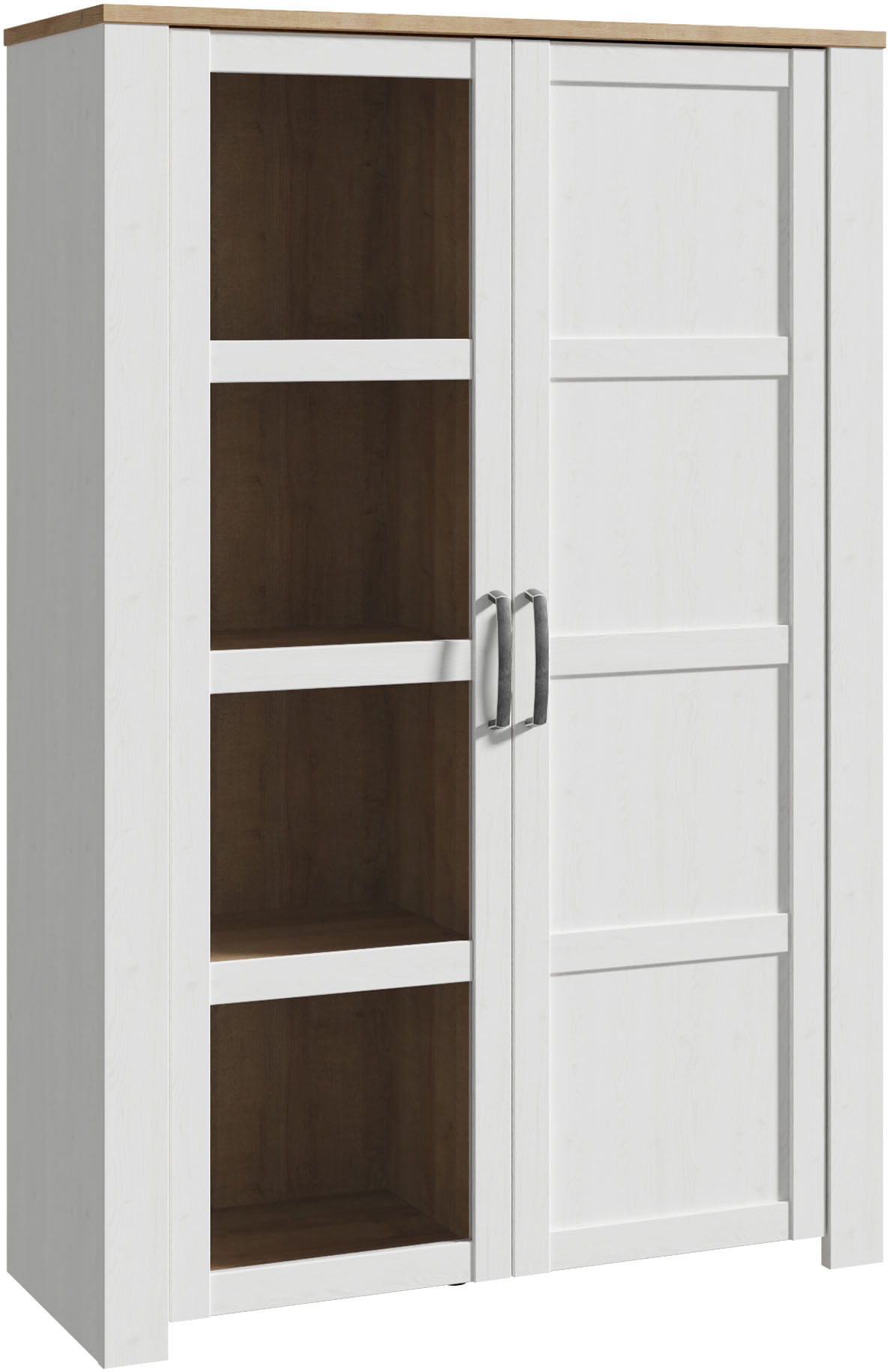 Image of FORTE Highboard "Bohol, Vitrine mit Glastüre, viel Stauraum" B/H/T 106,4/160,6/42 cm Beleuchtung optional bestellbar