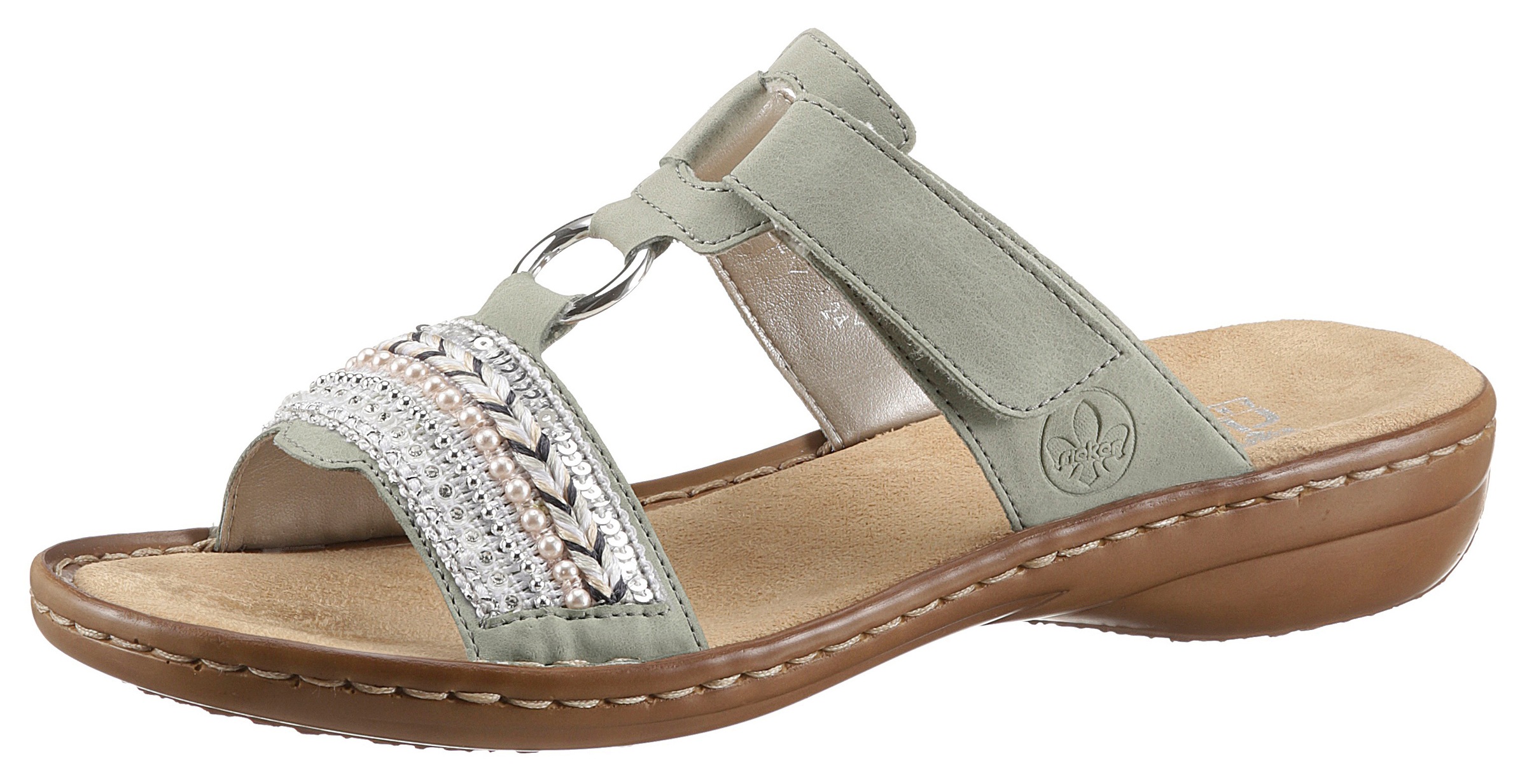 Image of Rieker Pantolette, mit auffälliger Verzierung bei Ackermann Versand Schweiz