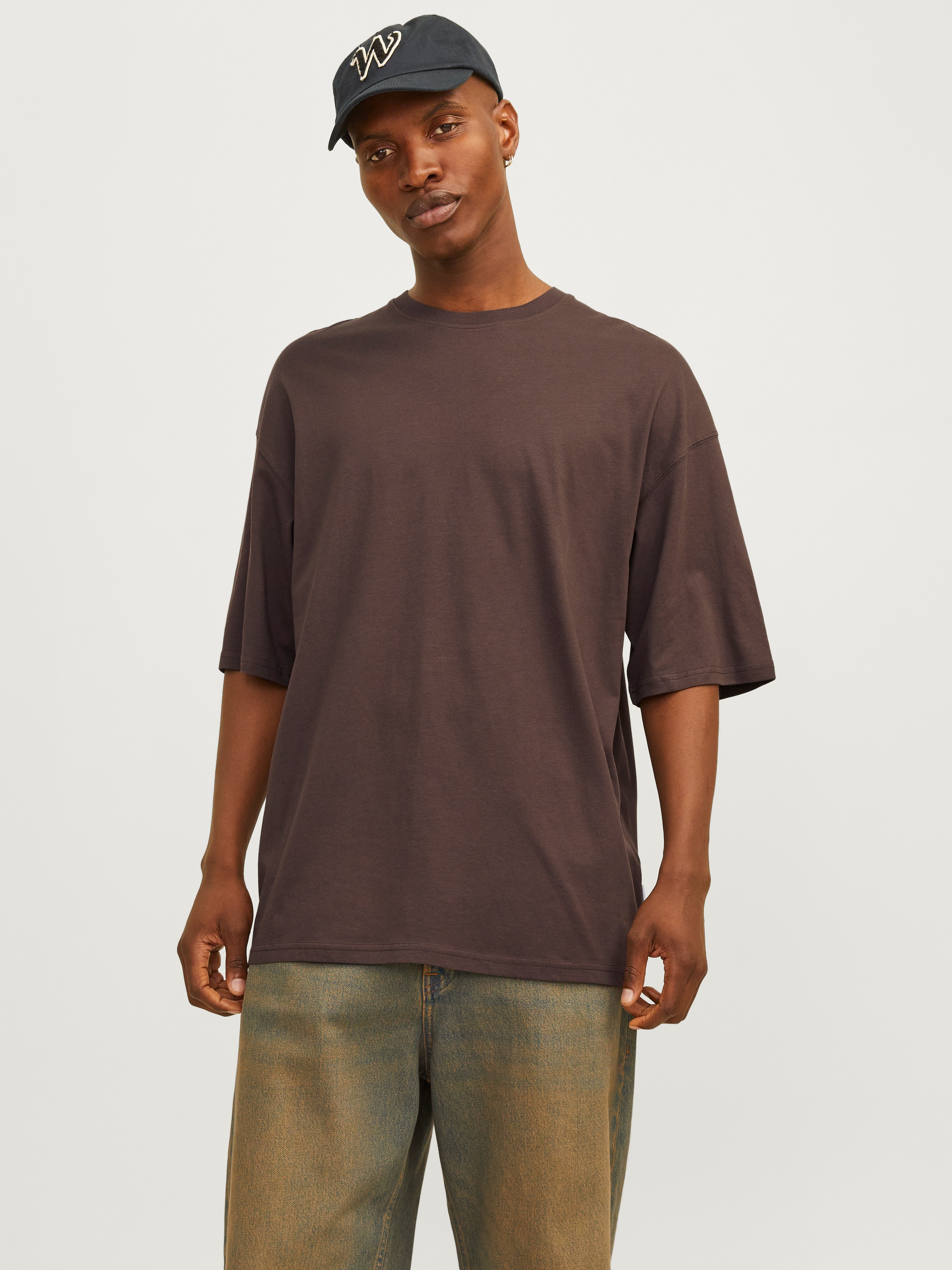 Jack & Jones Rundhalsshirt »JJECHARGE TEE O-NECK NOOS«, mit Rundhalsausschnitt