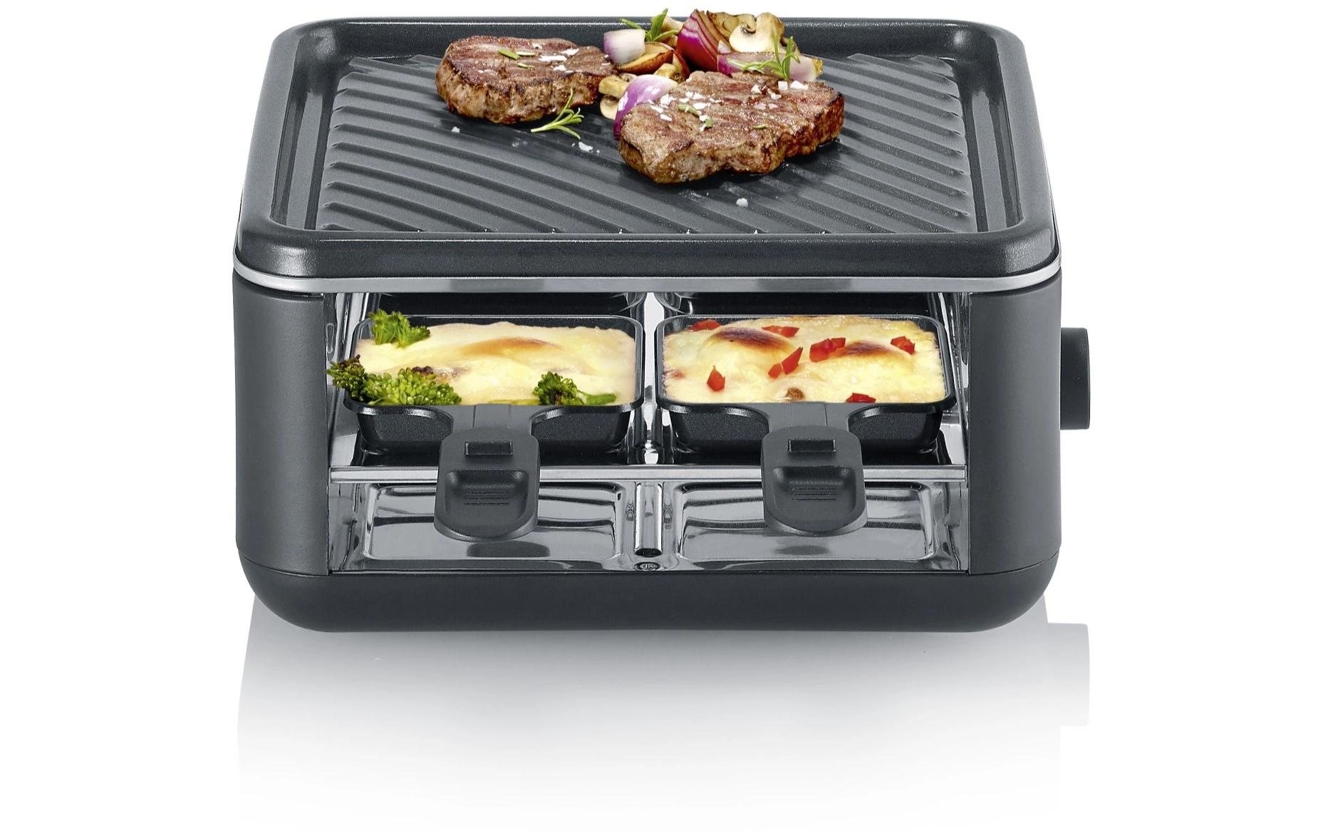 Image of Severin Raclette "Black Line Lite Mini RG 2360 4 Personen" 800 W