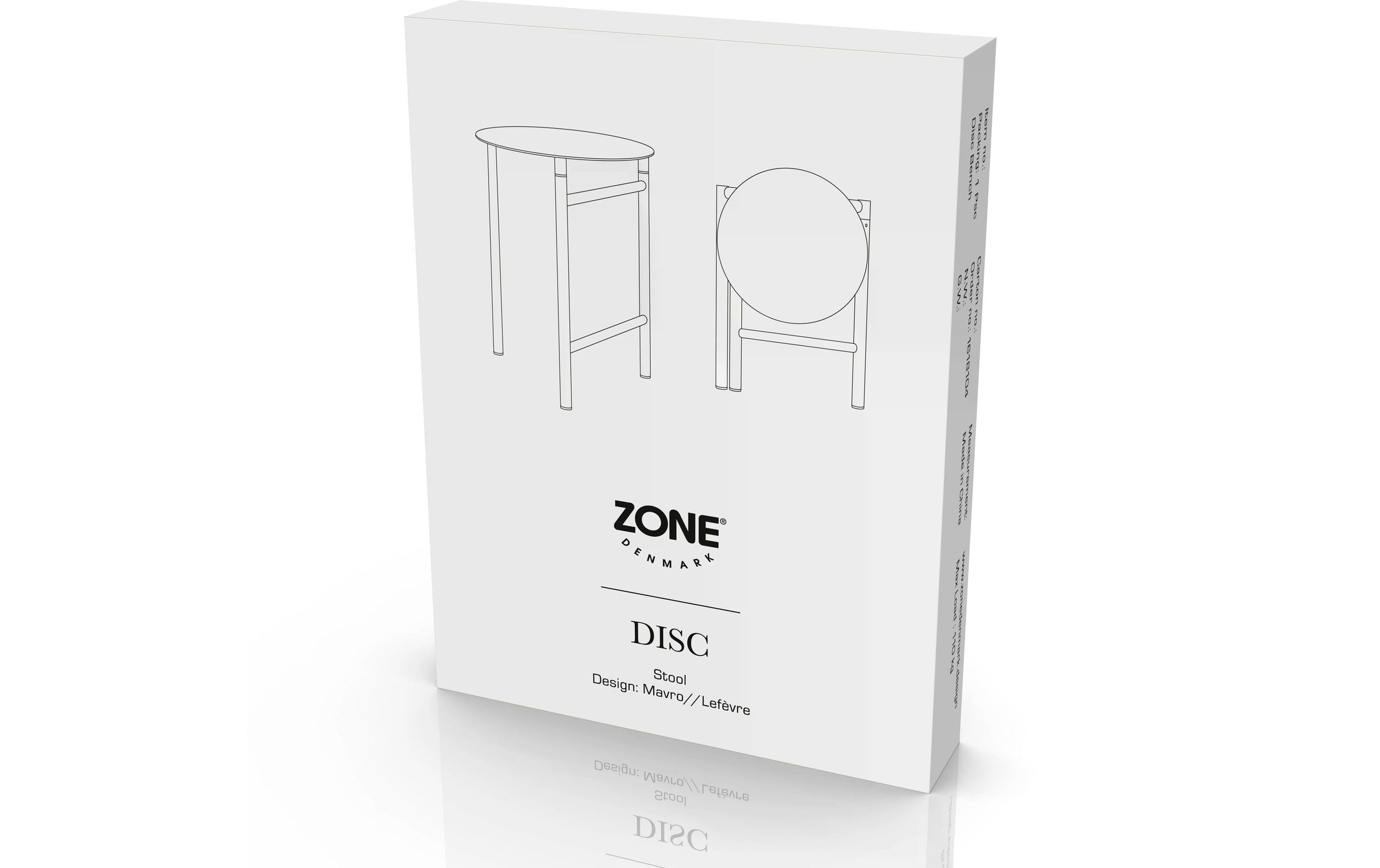 Zone Denmark Hocker »Disc 33 x 45 cm«