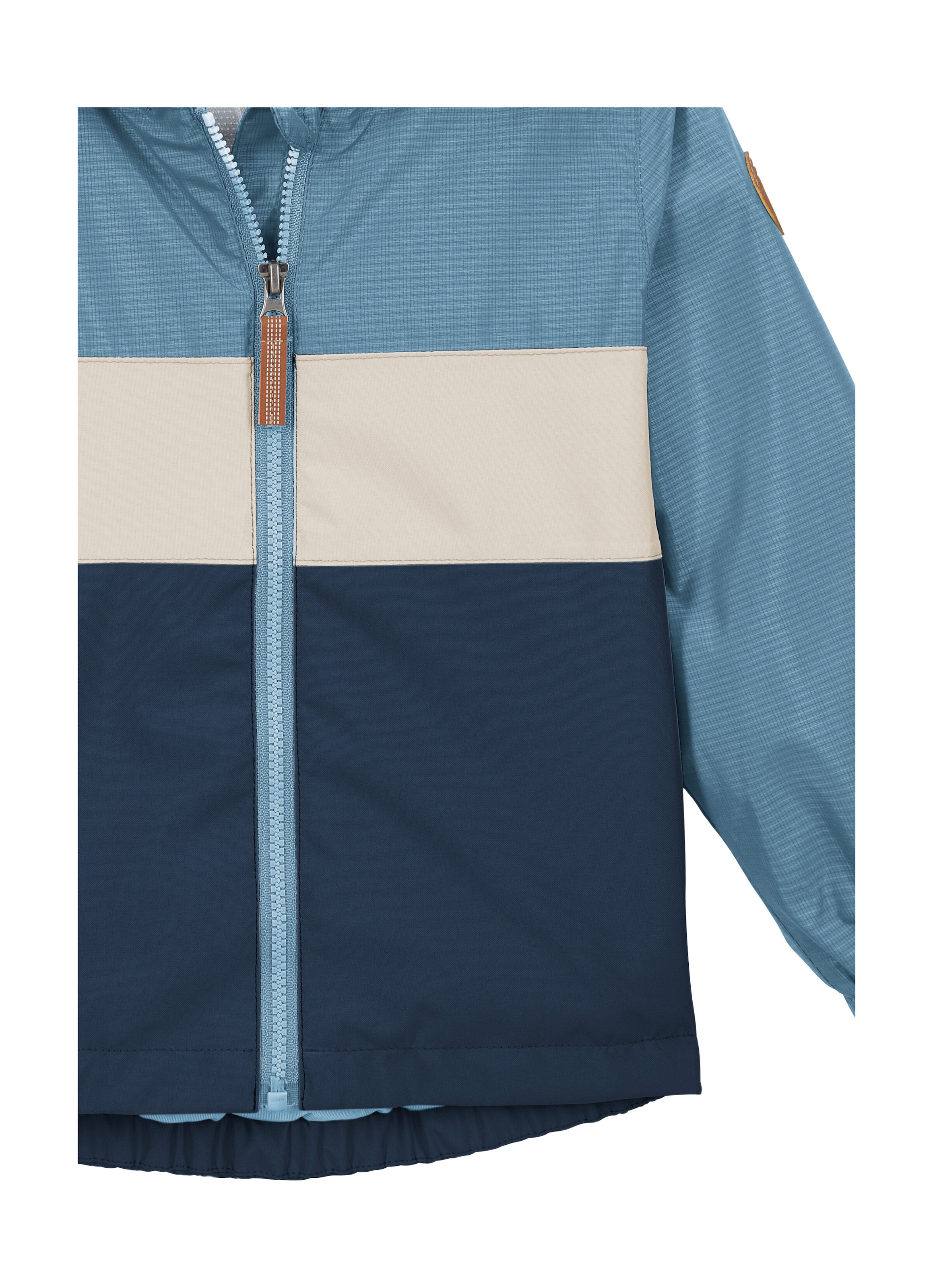 first instinct by killtec Veste fonctionnelle »FIOS 6 MNS JCKT« veste enfant étanche à l'eau et au vent avec protège-menton et étiquette nom