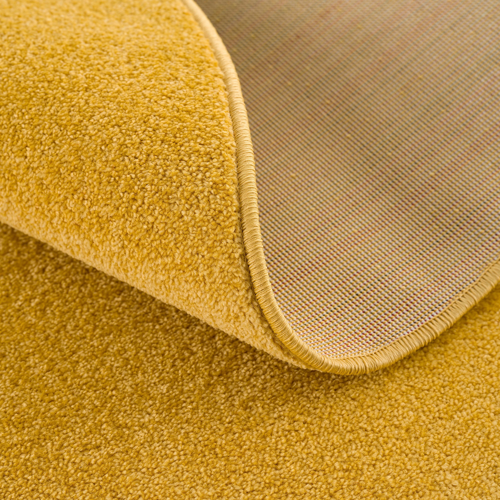 Sanat Teppich »Uni«, rund, 13 mm Höhe, robuster Kurzflorteppich, grosse Farbauswahl