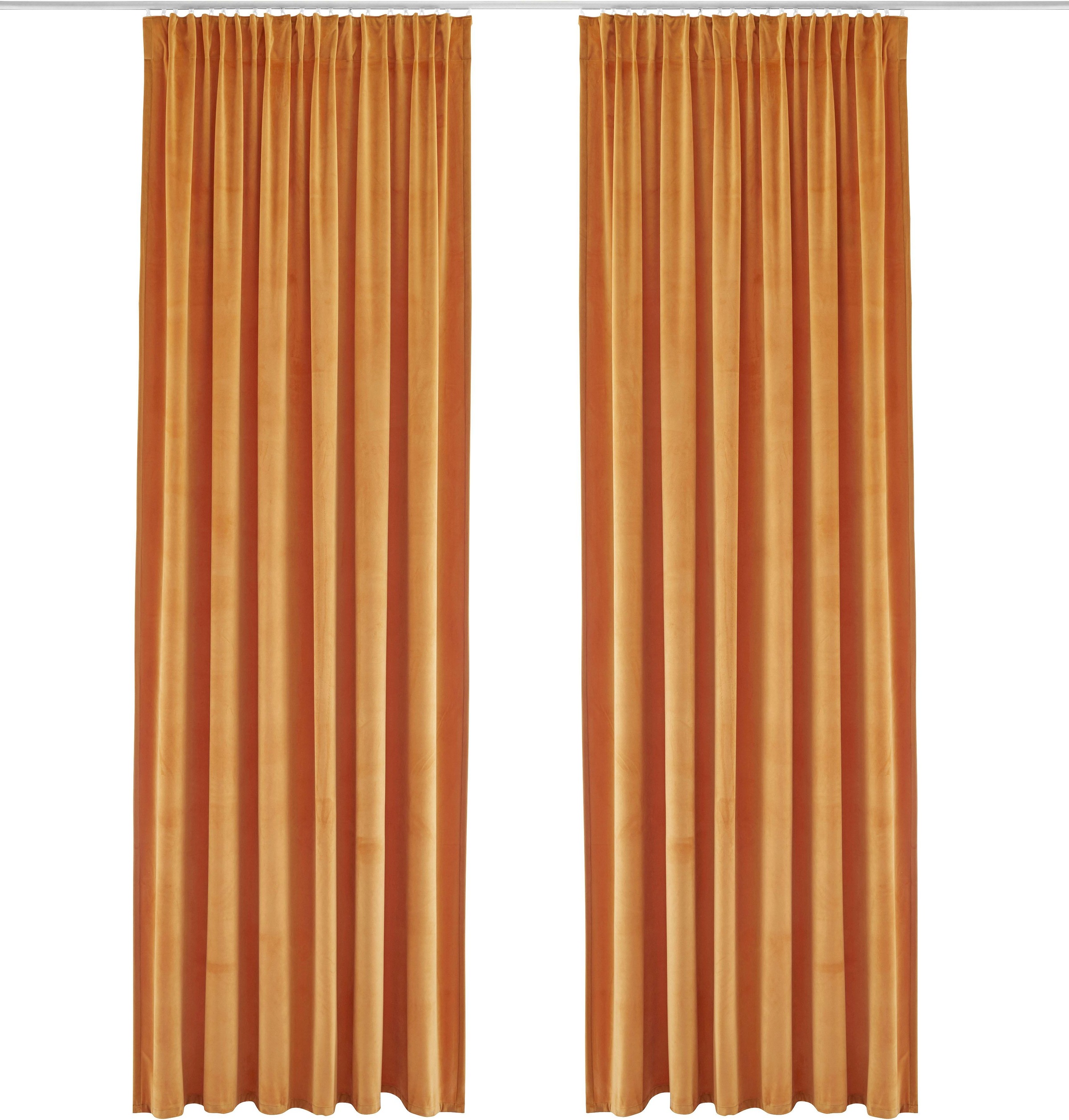 Image of Guido Maria Kretschmer Home&Living Vorhang »SAMT«, (1 St.), blickdicht, monochrom, Samt Optik, basic bei Ackermann Versand Schweiz