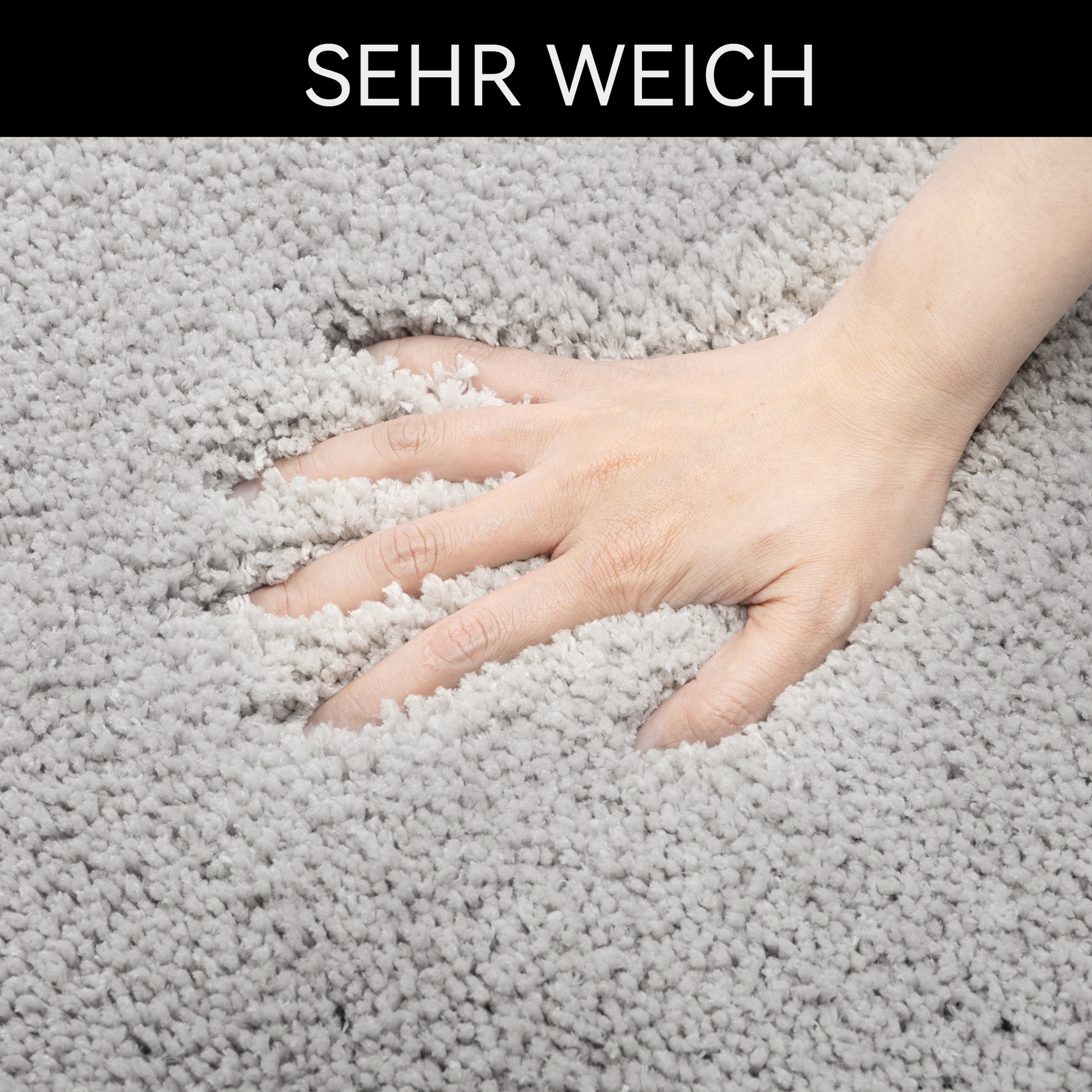 GOODproduct Tapis de bain »Sanremo Premium, Badvorleger, Badezimmer Teppich, sehr weich« Höhe 35 mm revêtement antidérapant Séchage rapide | compatible chauffage au sol tapis de bain, uni, rectangulaire & disponible en set de 3 pièces