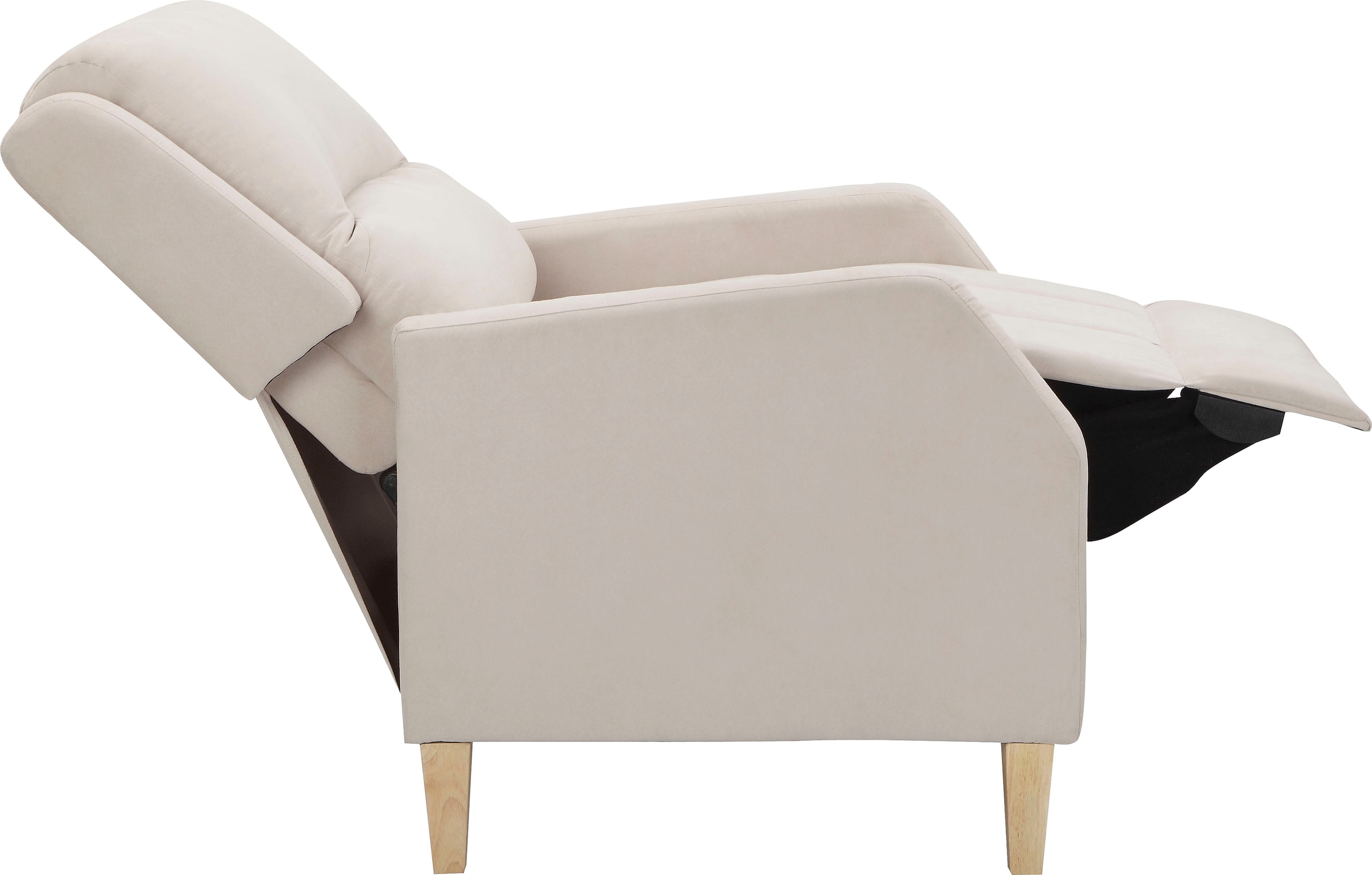 Home affaire Relaxsessel »Tholey«, (1 St.), Relaxsessel mit Verstellung, Sitz und Rücken gepolstert, Sitzhöhe 51cm