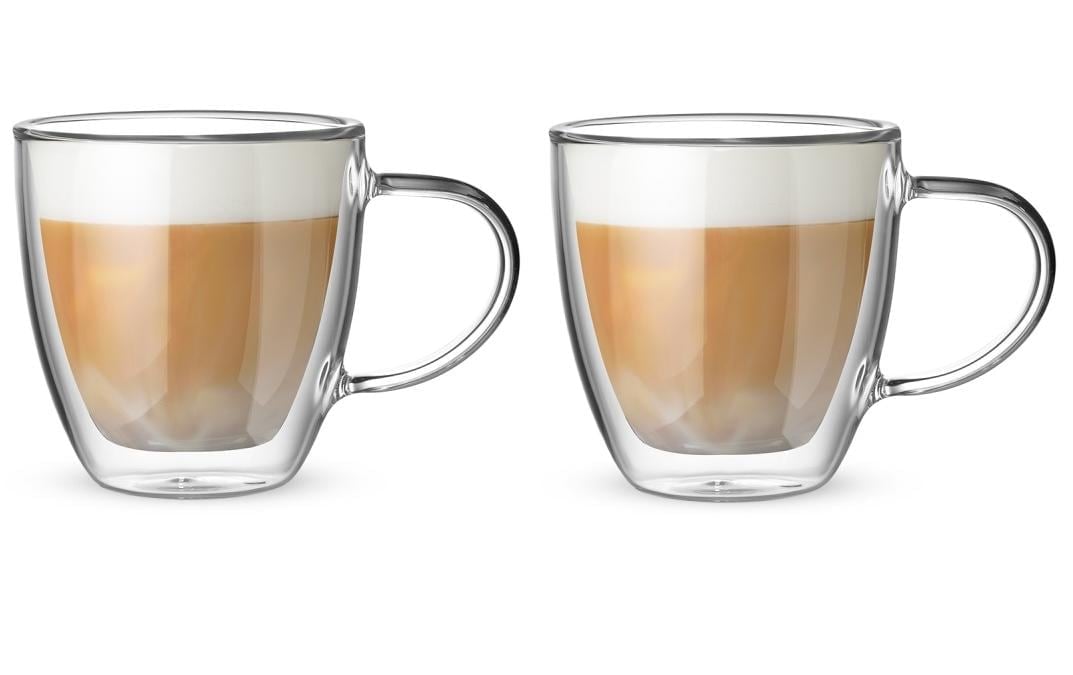 Cappuccinotasse »Capri 160 ml, 2 Stück, Transparent«, (2 tlg.)