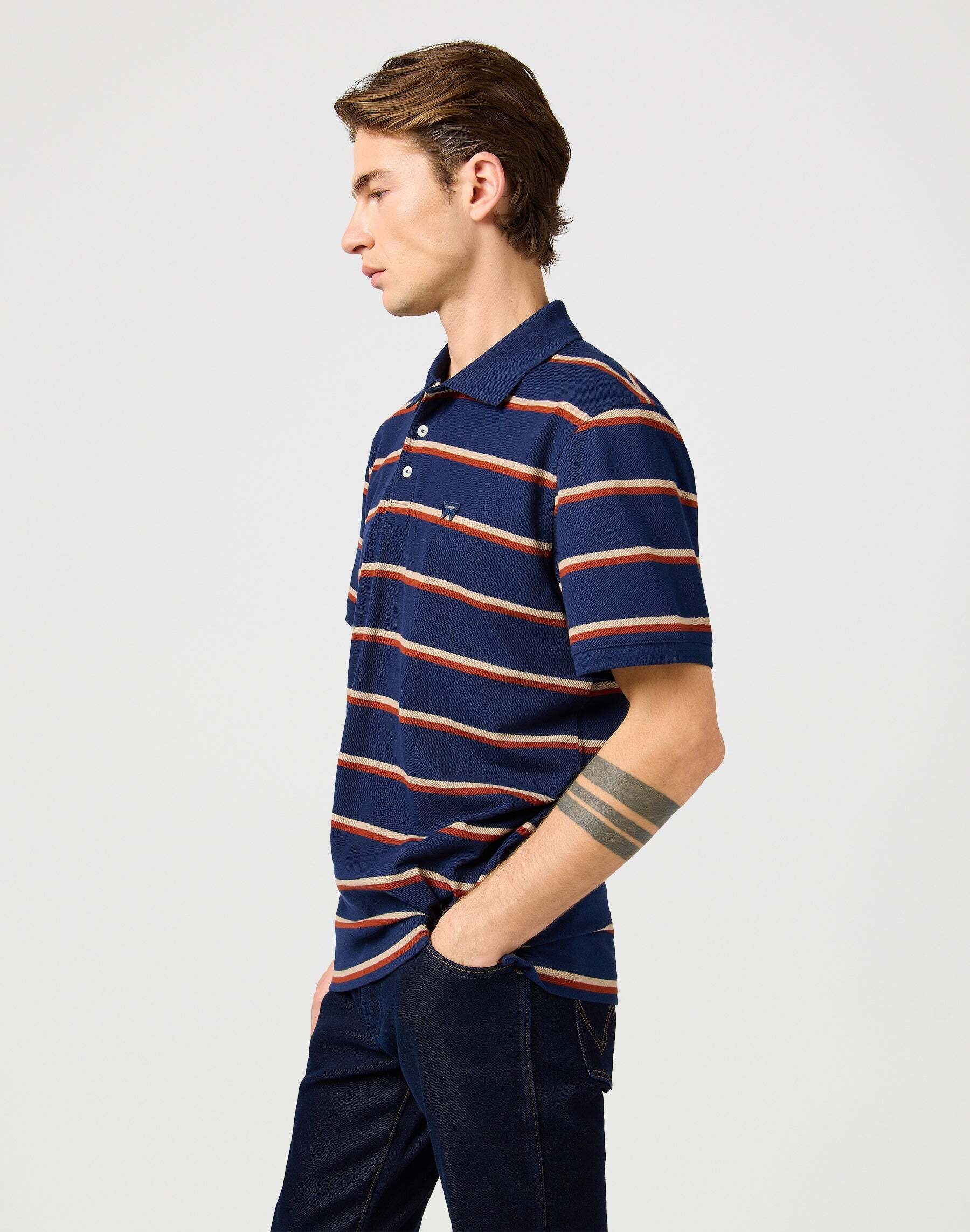 Wrangler Poloshirt »Wrangler Polo Stripe Polo Shirt«