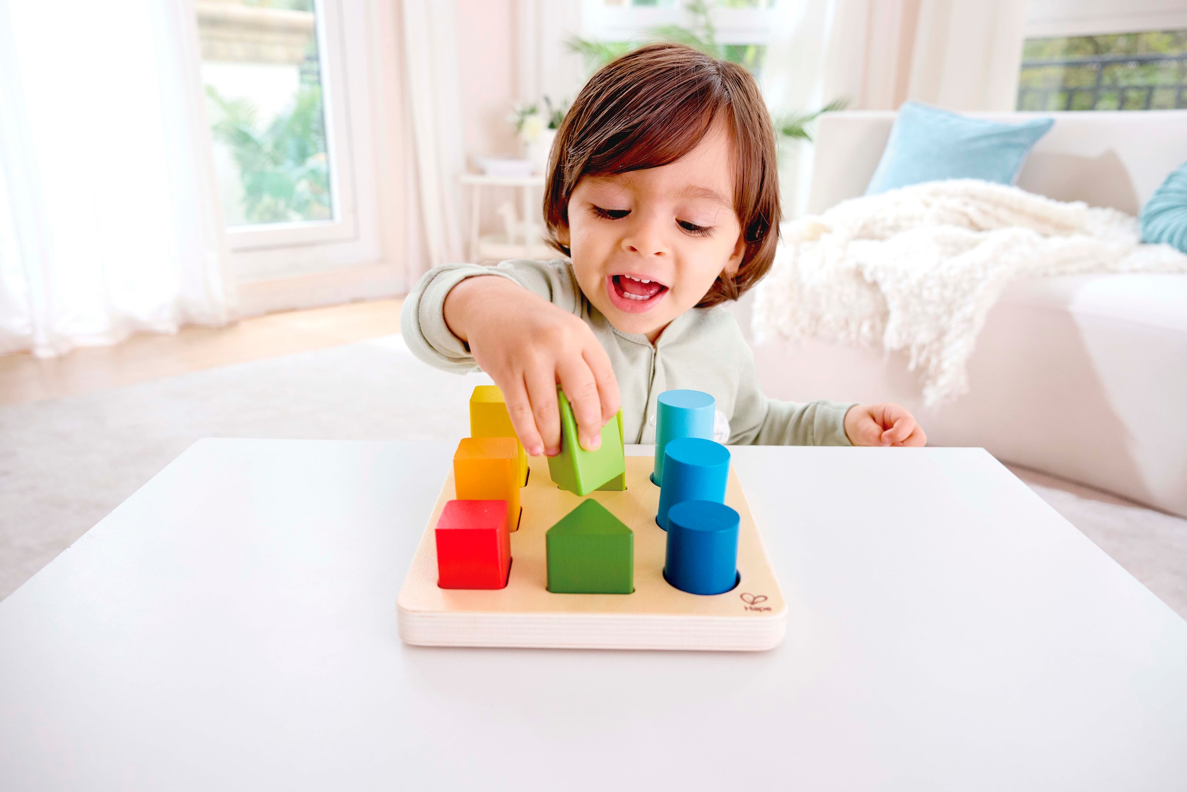 Hape Jouets à enficher »Farben- und Formensortierer«