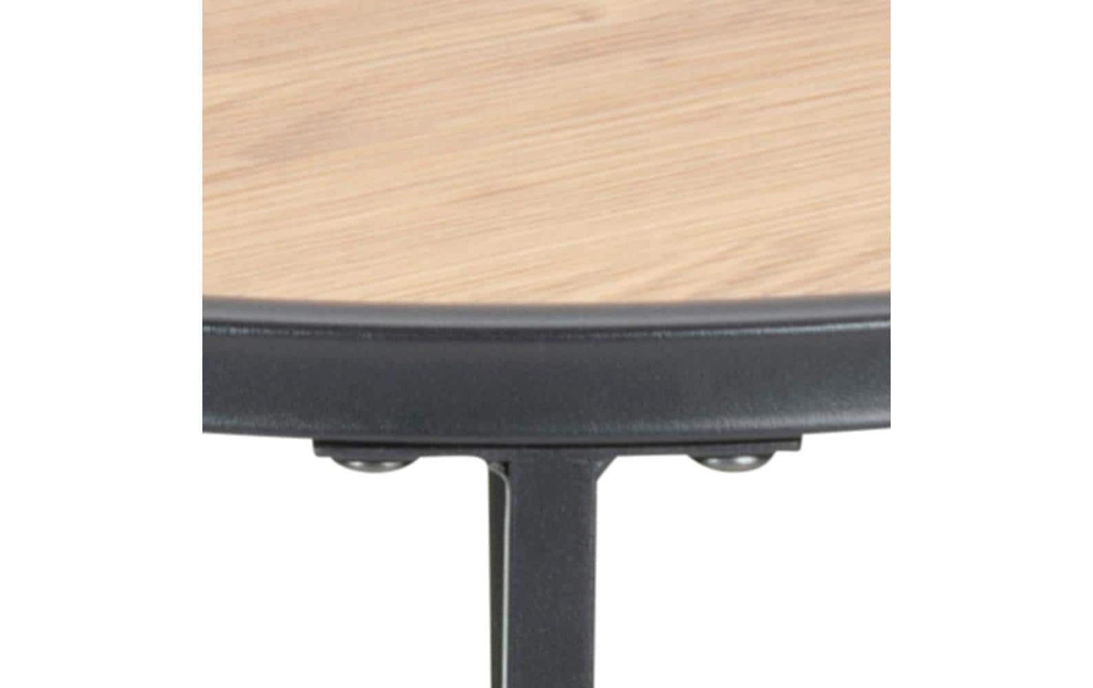 AC Design Beistelltisch Metallgestell im modernen Industrie-Look, rund, T: 40 x H: 55 cm