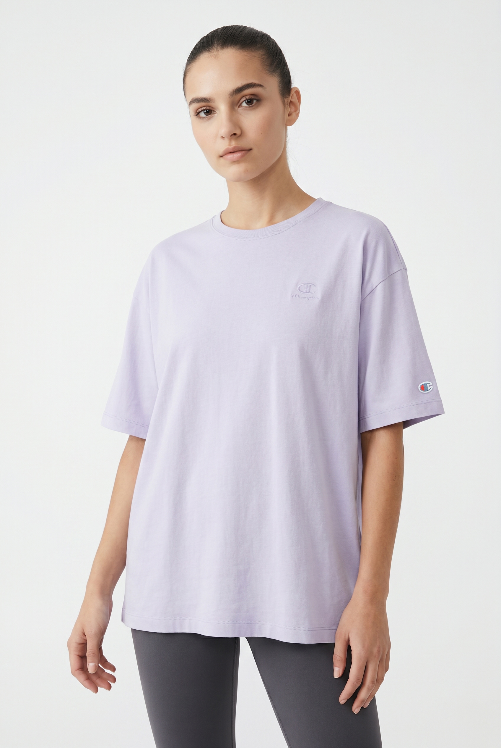 Champion T-shirt »ICONS WASH Oversize  T-Shirt« avec encolure ronde, manches courtes, en coton, coupe oversize