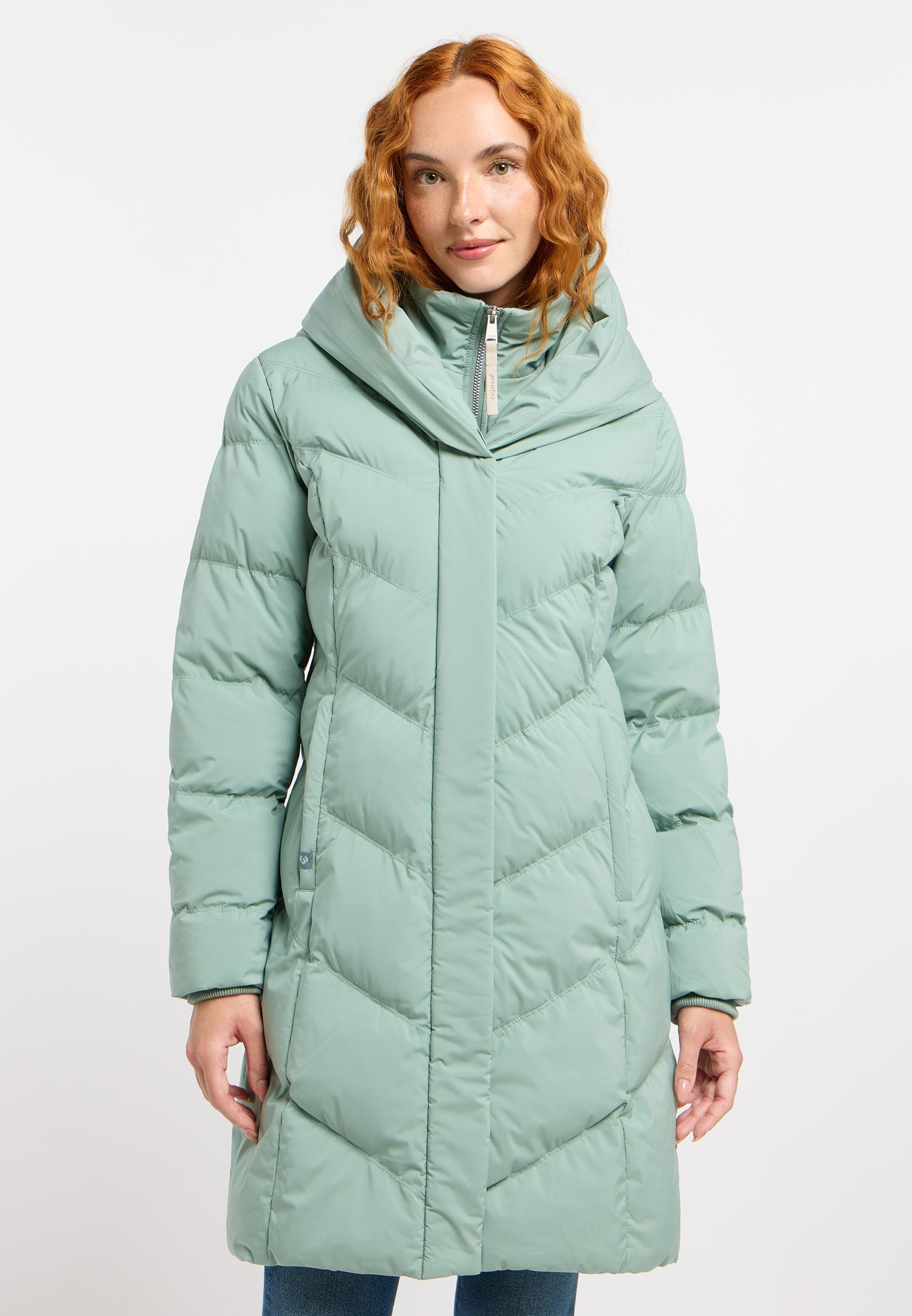 Ragwear Steppmantel »NATALKA« verdeckter Reissverschluss