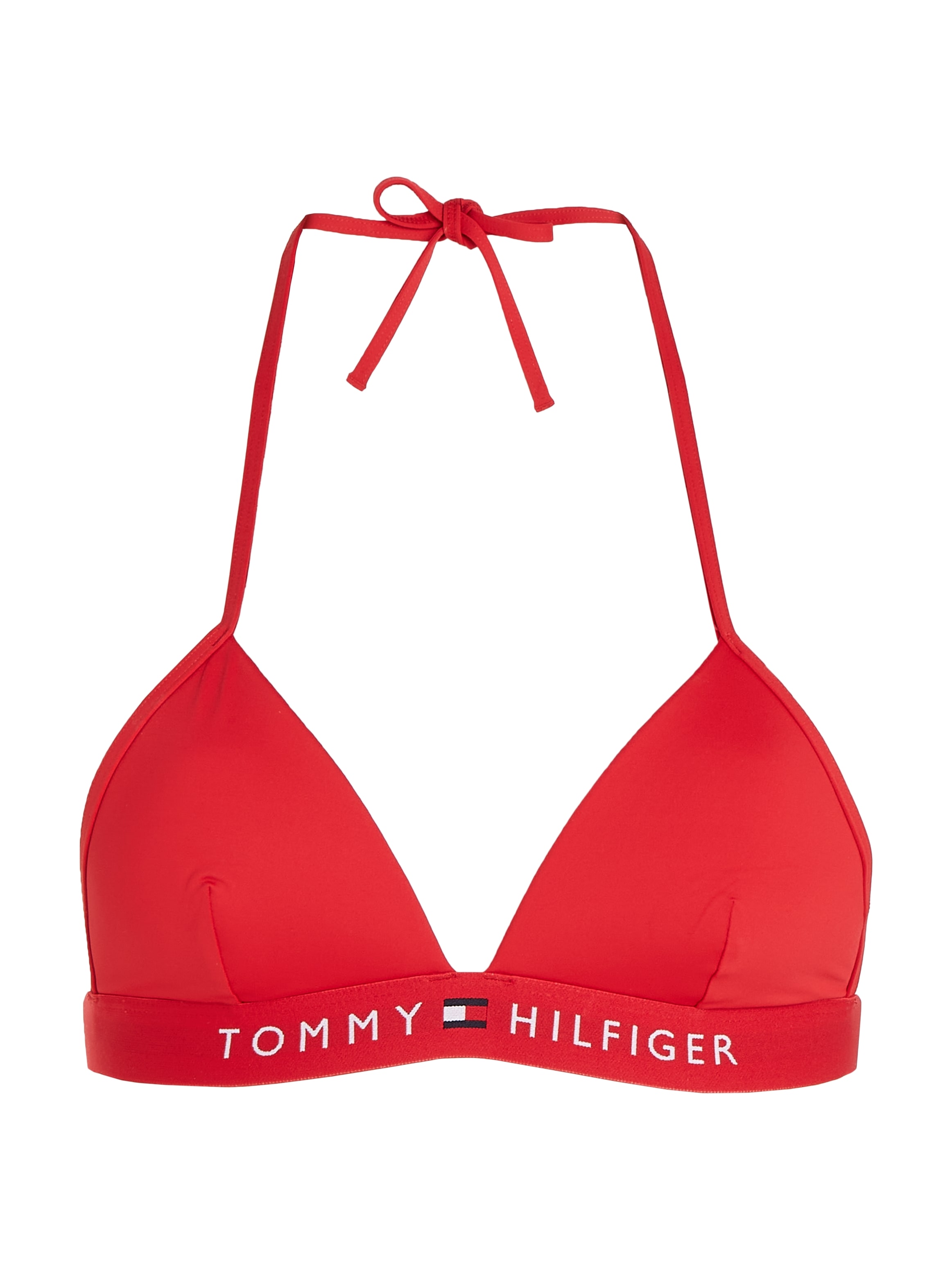 Tommy Hilfiger Swimwear Triangel-Bikini-Top »TH TRIANGLE FIXED FOAM«, mit Tommy Hilfiger-Branding