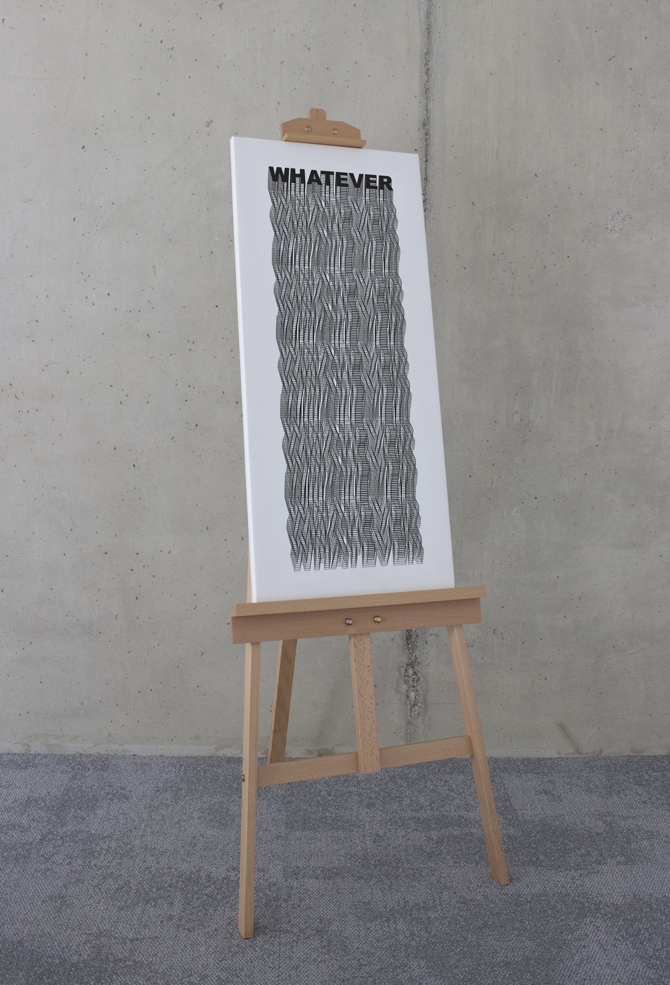 Komar Wandbild »Typo Whatever«, (1 St.), 40x90 cm (Breite x Höhe),  Keilrahmenbild jetzt kaufen