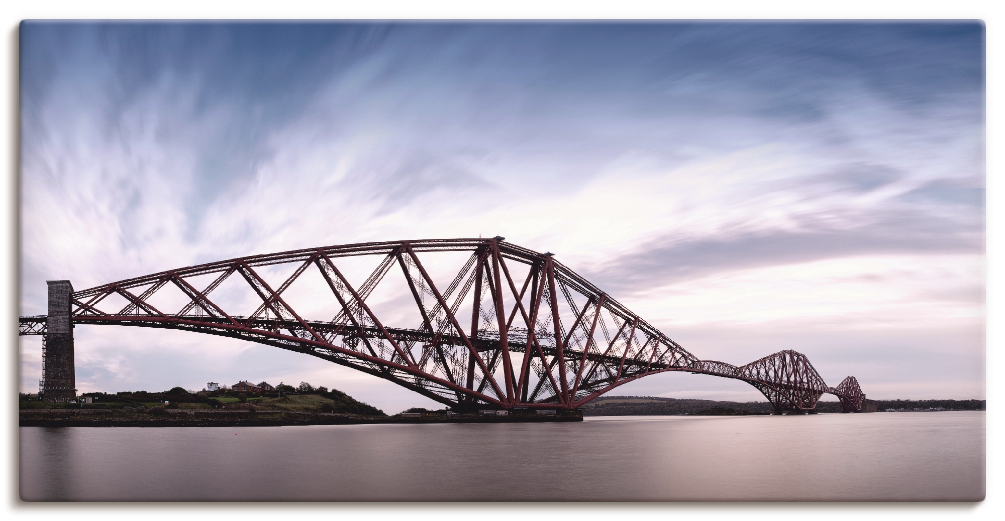 Image of Artland Wandbild »Forth Bridge«, Brücken, (1 St.), in vielen Grössen & Produktarten - Alubild / Outdoorbild für den Aussenbereich, Leinwandbild, Poster, Wandaufkleber / Wandtattoo auch für Badezimmer geeignet bei Ackermann Versand Schweiz