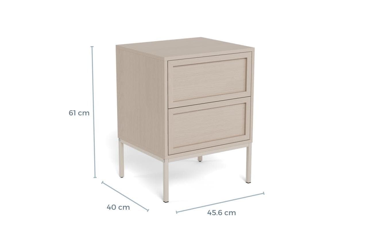 AC Design Nachttisch »Palmdale, 45.6 x 40 x 61 cm«