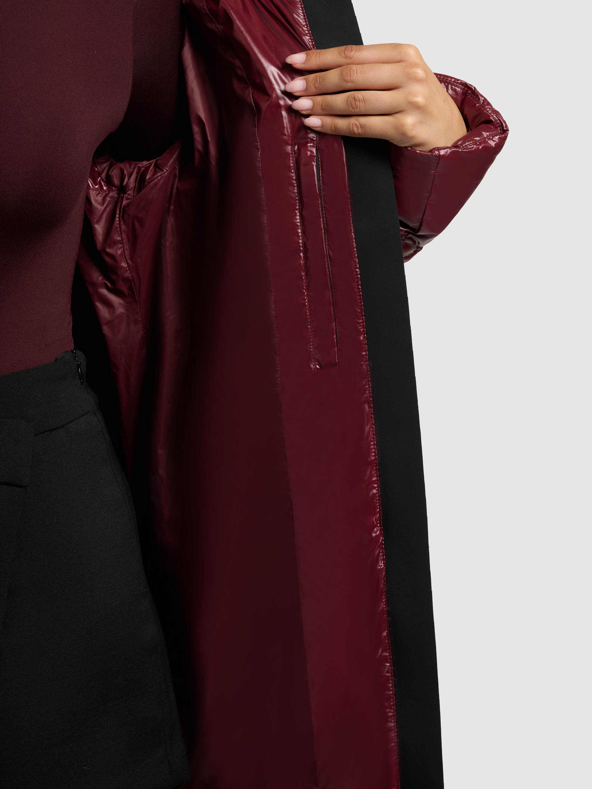 khujo Manteau matelassé »WILLA« praktische Seitenschlitze mit Reissverschluss