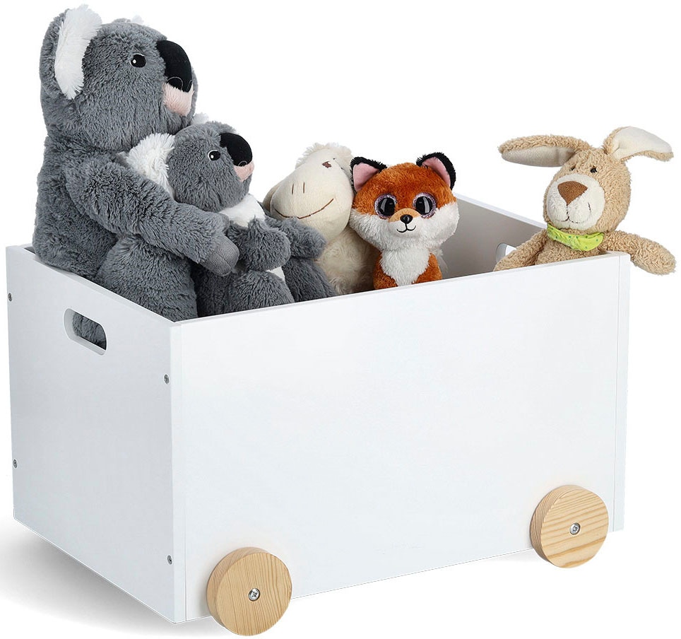 Zeller Present Coffre à jouets mit Rollen