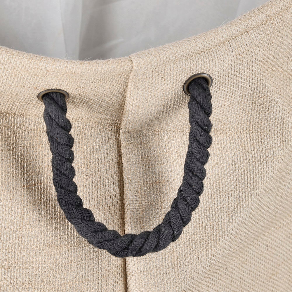 Zeller Present Wäschesack »Natural« 2 praktische Griffe, natürliche Juteoptik