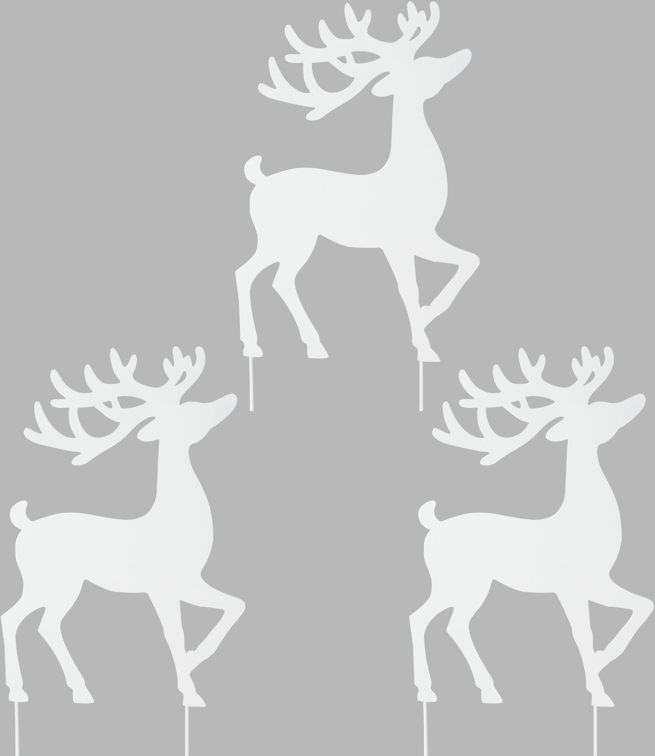 Creativ deco Weihnachtsfigur »Weihnachtsdeko«, Hirsch zum Stecken