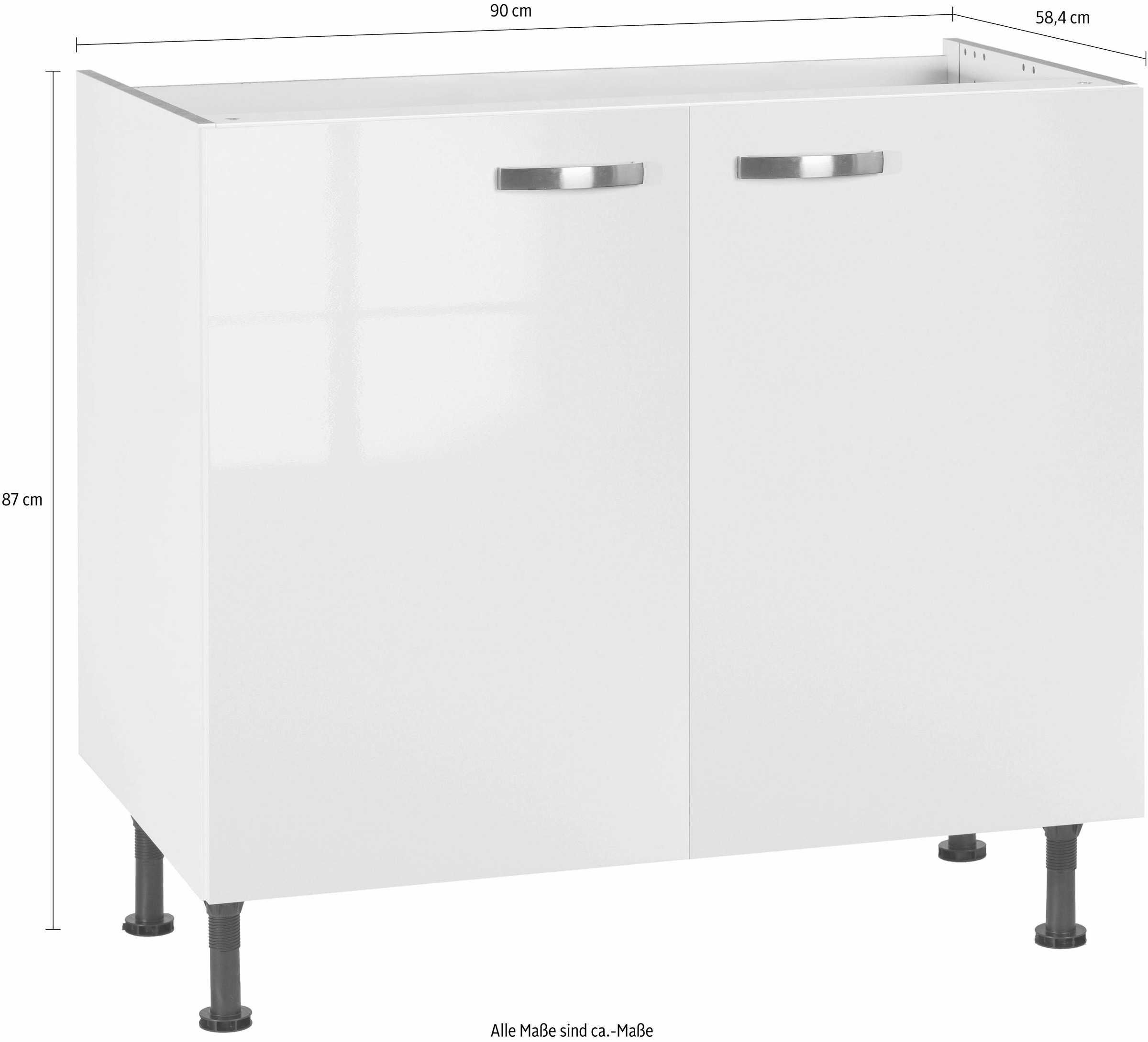 KOCHSTATION Spülenschrank »KS-Cara«, Breite 90 cm