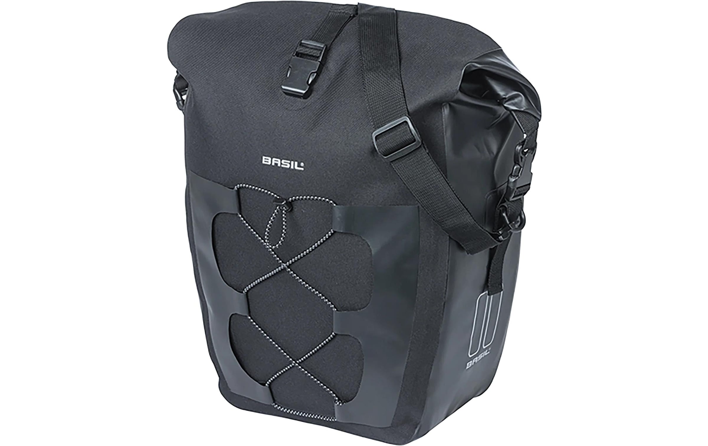 Basil Gepäckträgertasche »Navigator L, MIK Hooks 25-31 l« Fahrradtasche mit 25-31 Litern Volumen + MIK-Befestigungssystem