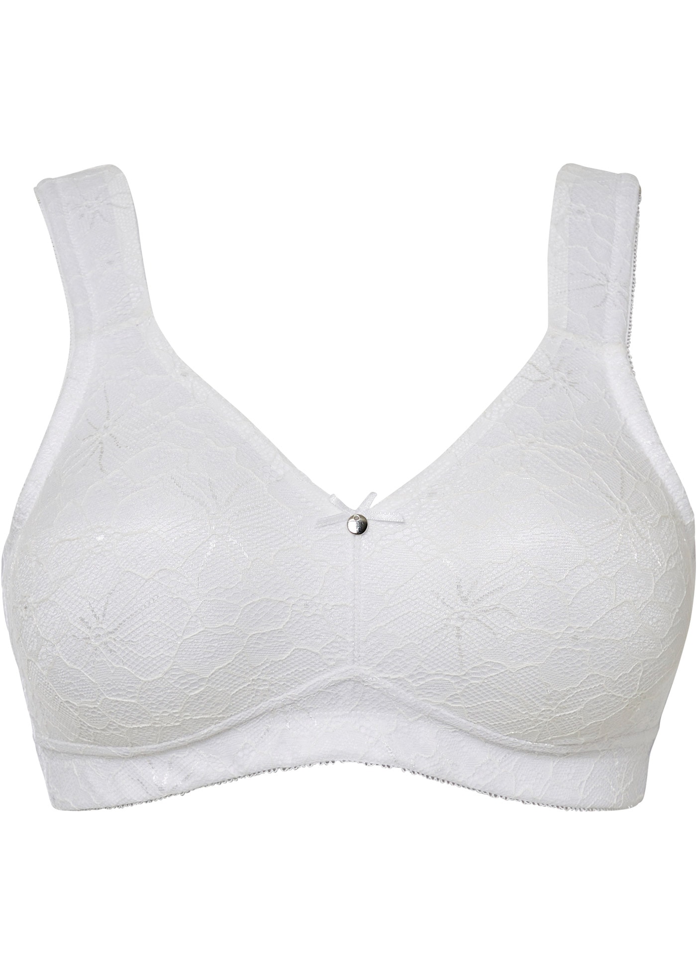bonprix avec fermeture à crochets et œillets, coupe confortable, avec dentelle raffinée