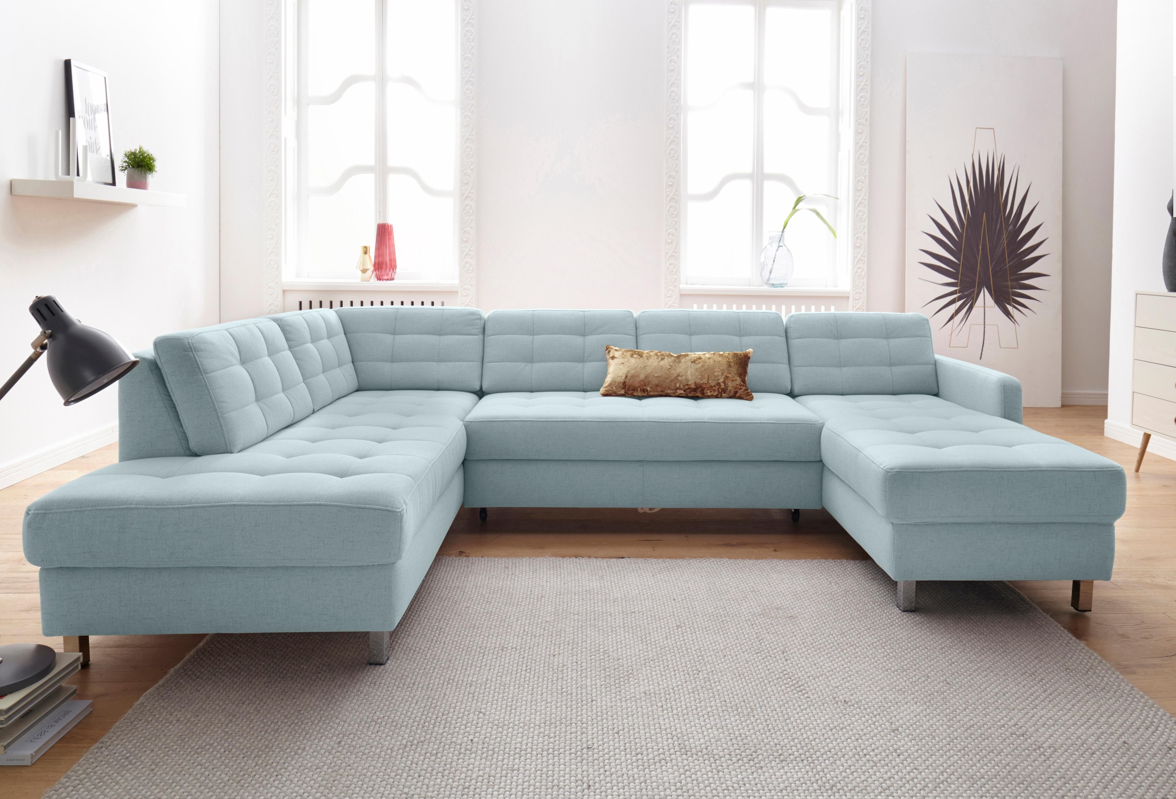 Image of sit&more Wohnlandschaft "Picasso U-Form" wahlweise mit Bettfunktion und Bettkasten