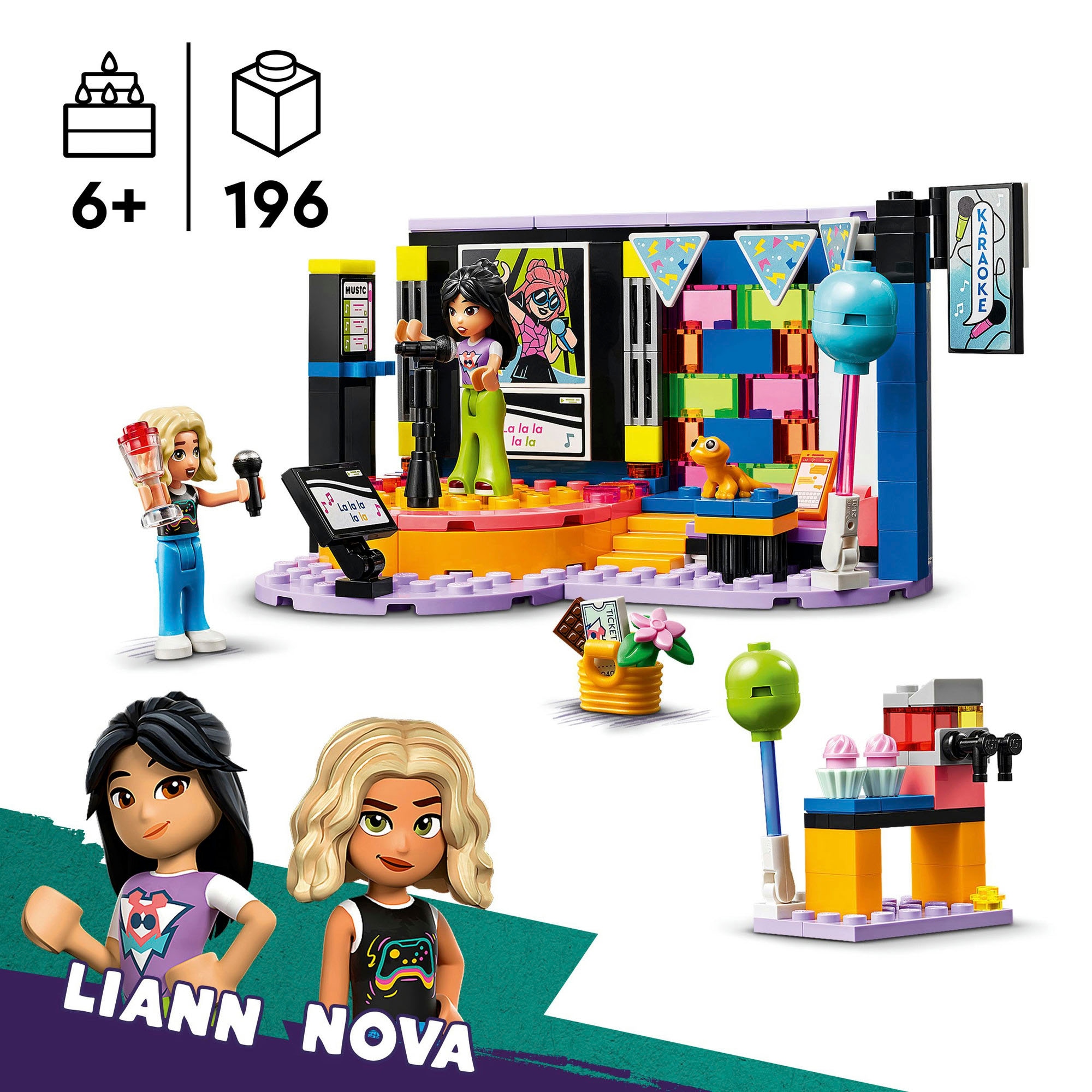 LEGO® Konstruktionsspielsteine »Karaoke-Party (42610), LEGO Friends« Made in Europe