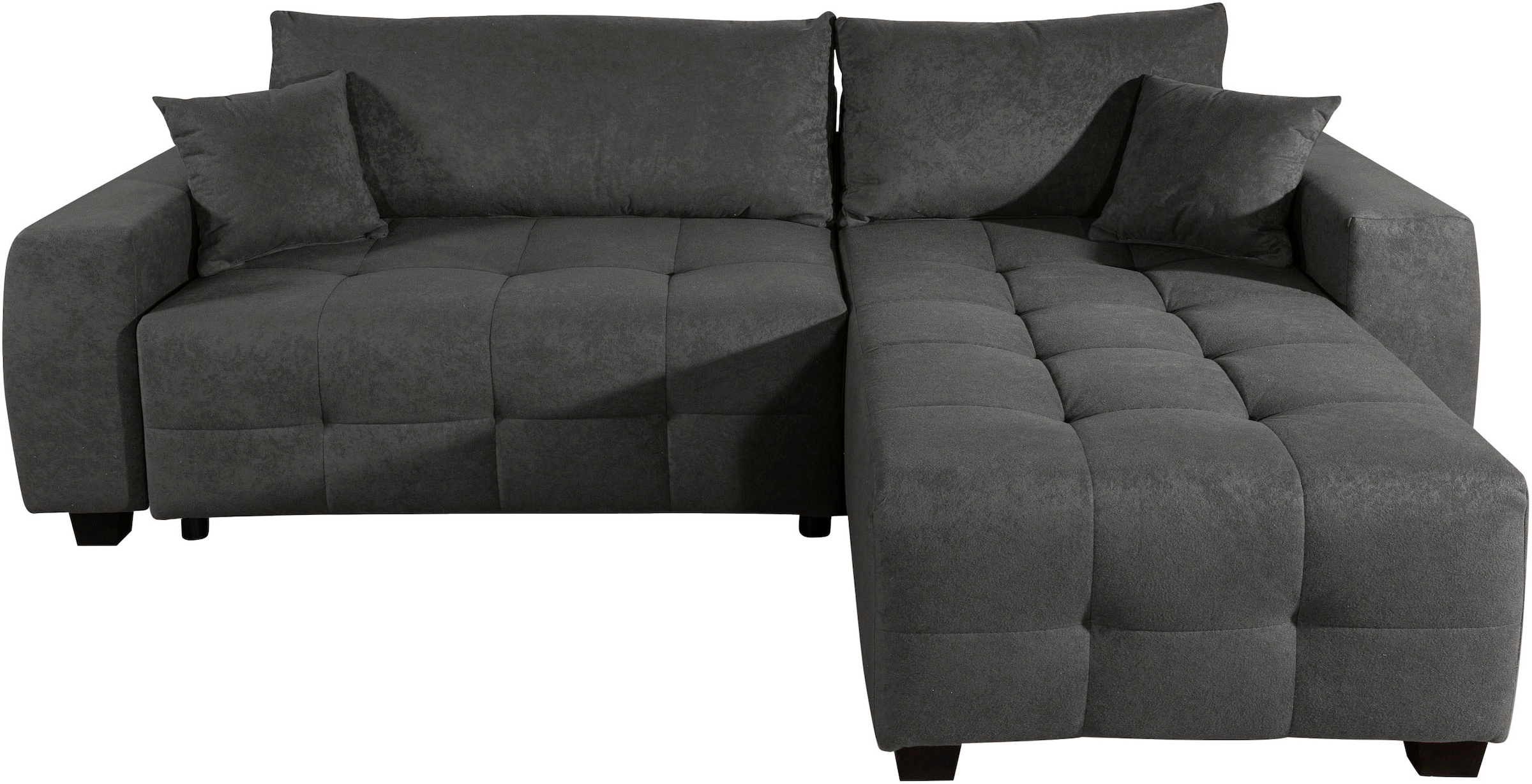 GOODproduct Ecksofa »Bella Couch L-Form, B: 234 cm, Zierkissen inklusive« optional Schlaffunktion & Bettkasten, Wohnkomfort