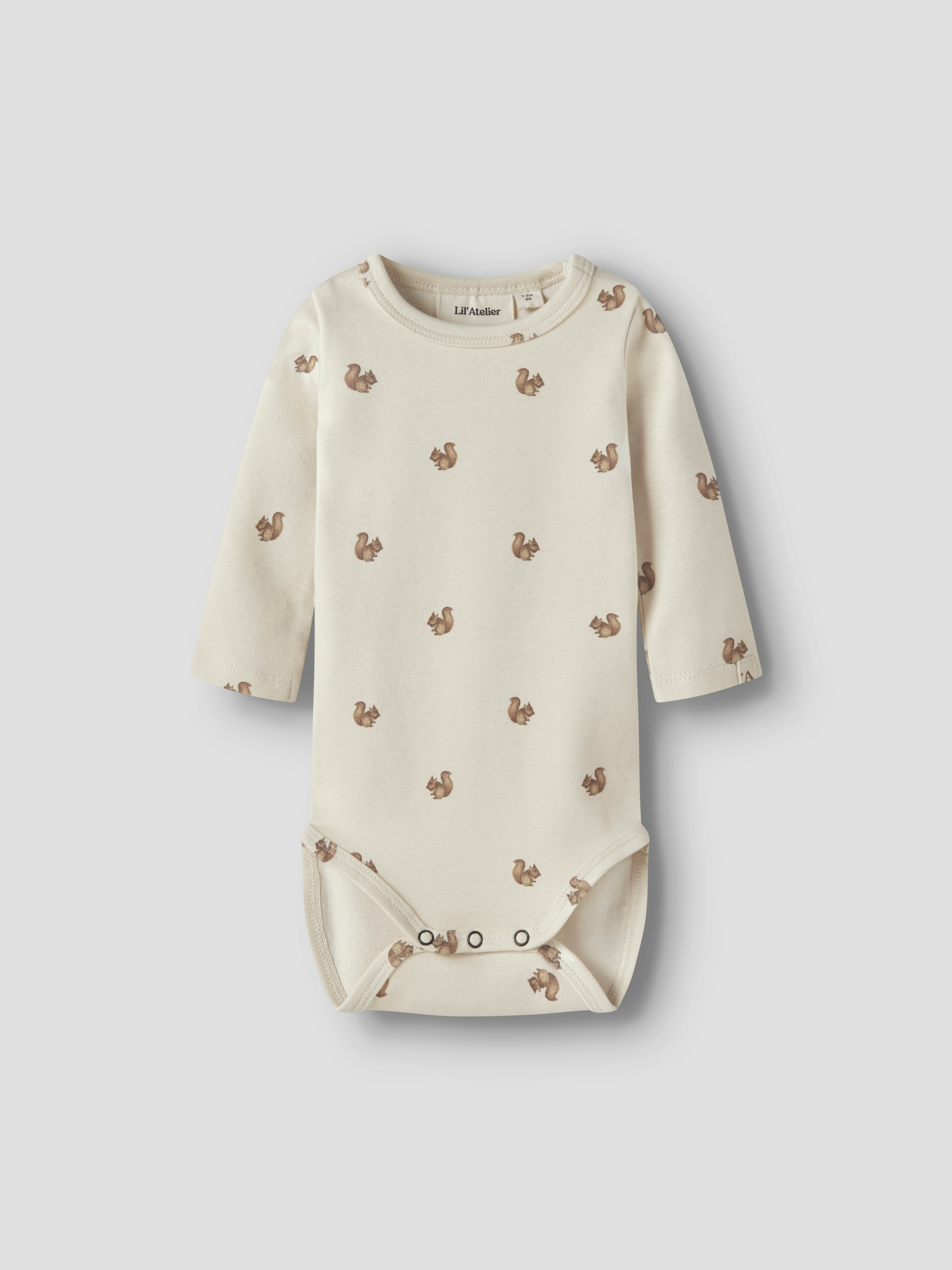 Lil' Atelier Langarmbody »NBNLAYO KIM LS SLIM BODY LIL NOOS« Baumwollmischung