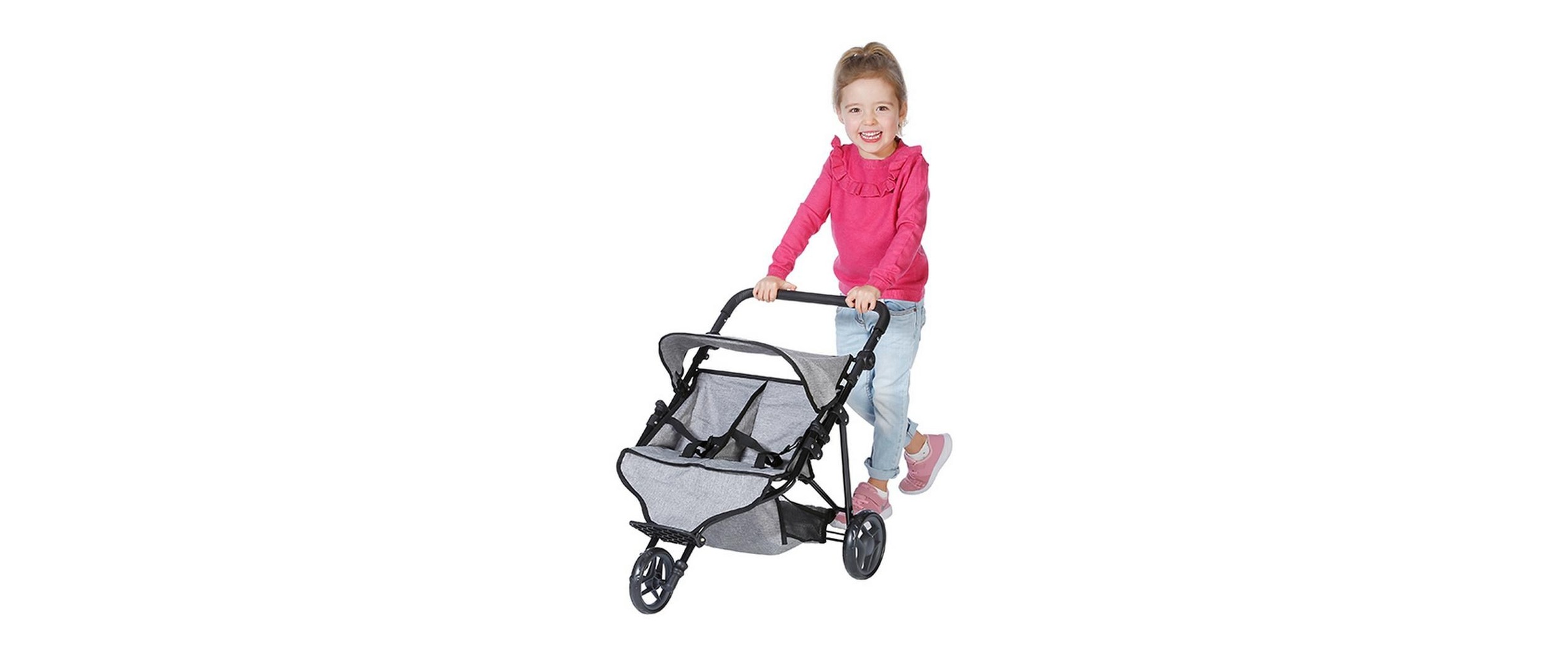 Knorrtoys® Puppen-Zwillingsbuggy »Jeans«