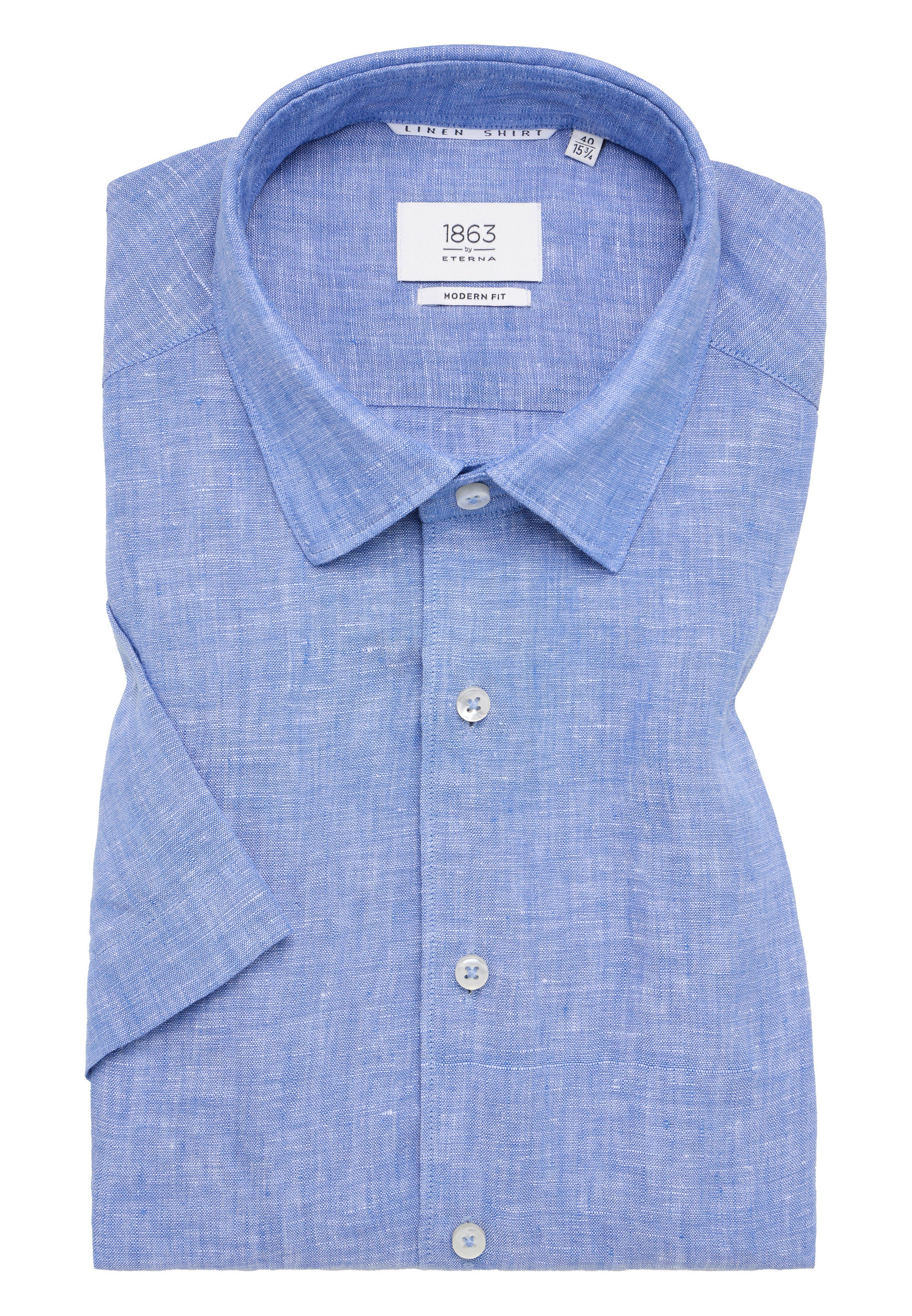 Eterna Chemise à manches courtes »MODERN FIT« EASY IRON (bügelleicht)