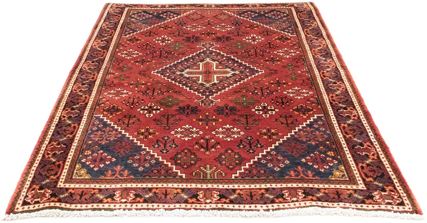 Image of morgenland Orientteppich »Perser - Nomadic - 205 x 138 cm - dunkelrot«, rechteckig, 10 mm Höhe, Wohnzimmer, Handgeknüpft, Einzelstück mit Zertifikat bei Ackermann Versand Schweiz