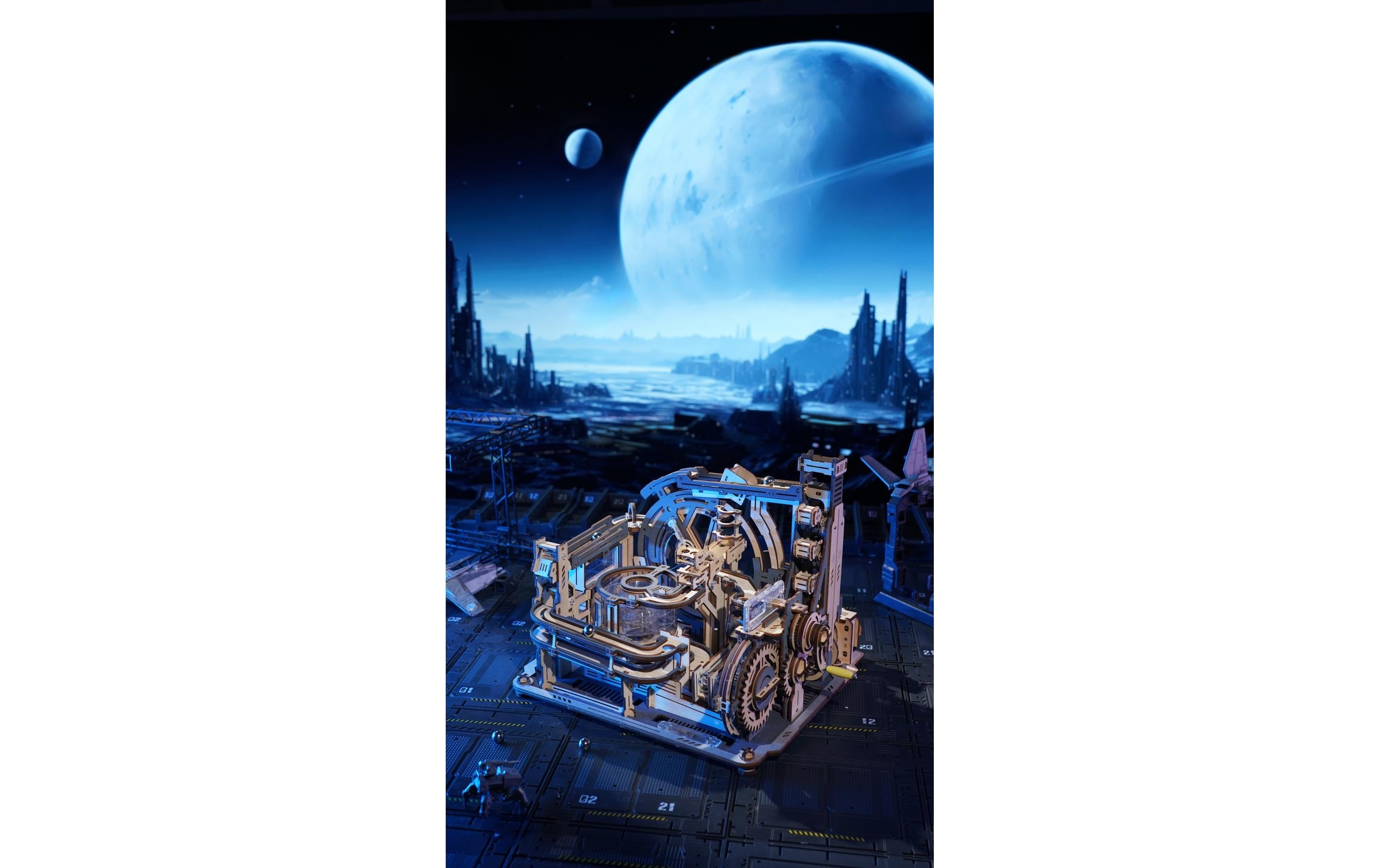 Spielbausteine »RoboTime Marble Spaceport 472-teilig«