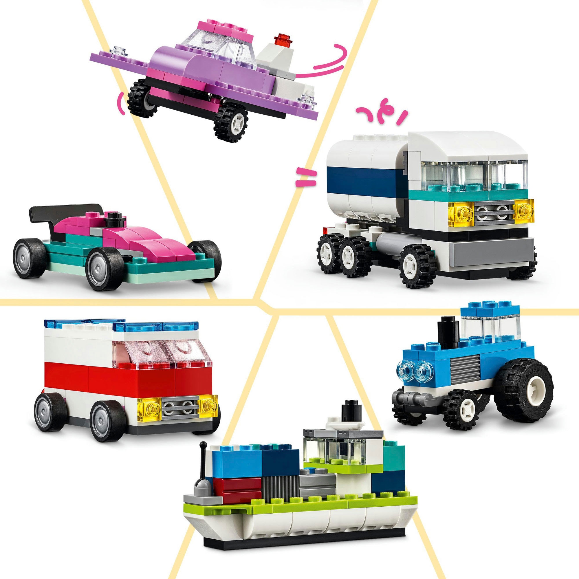LEGO® Pions de construction »Kreative Fahrzeuge (11036), LEGO Classic« Made in Europe