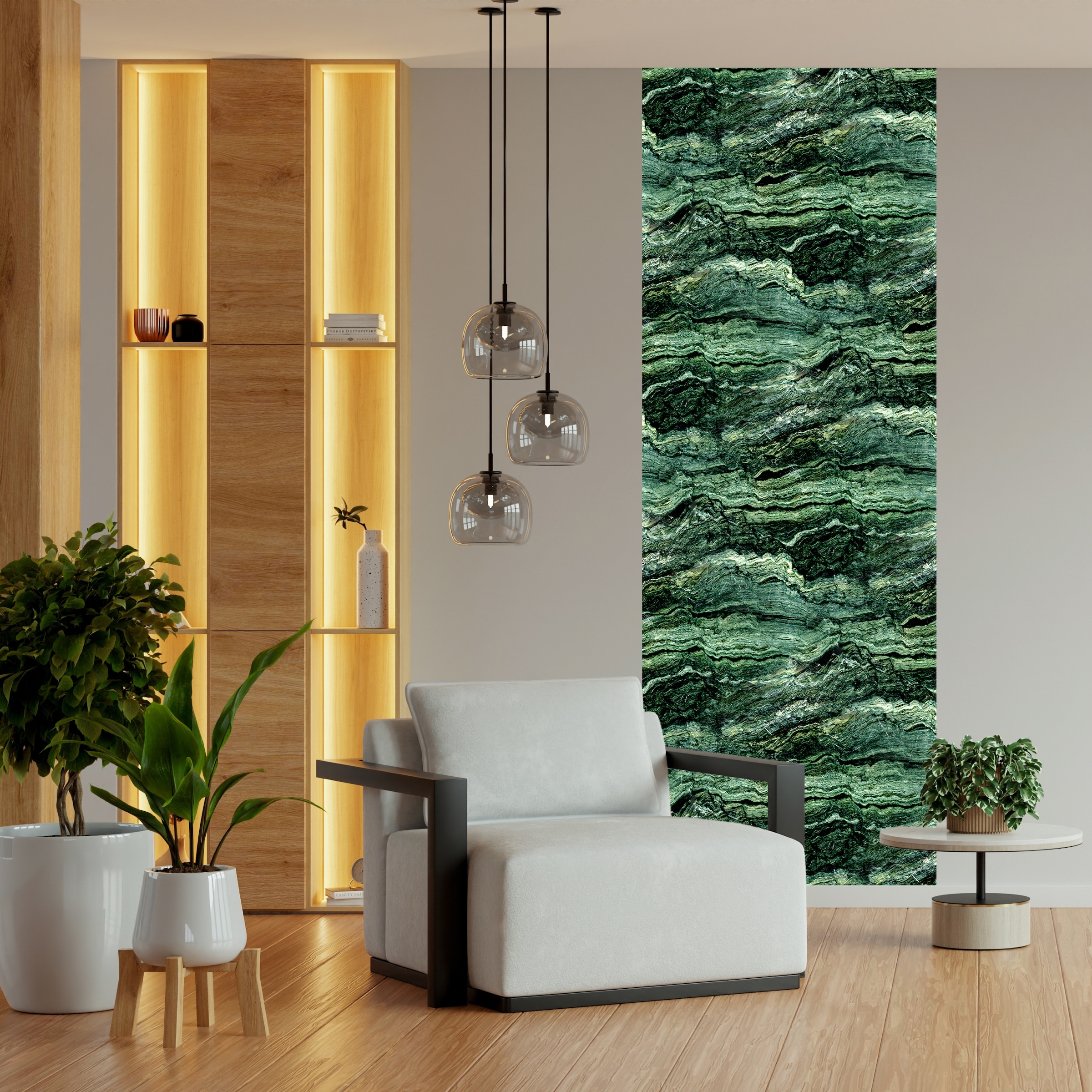 Image of queence Vinyltapete "Bich" Abriebeffekte Steinoptik bedruckt clean minimalistisch unifarben glatt 90x250cm, selbstklebend, kinderleichte Anbringung, Sticker