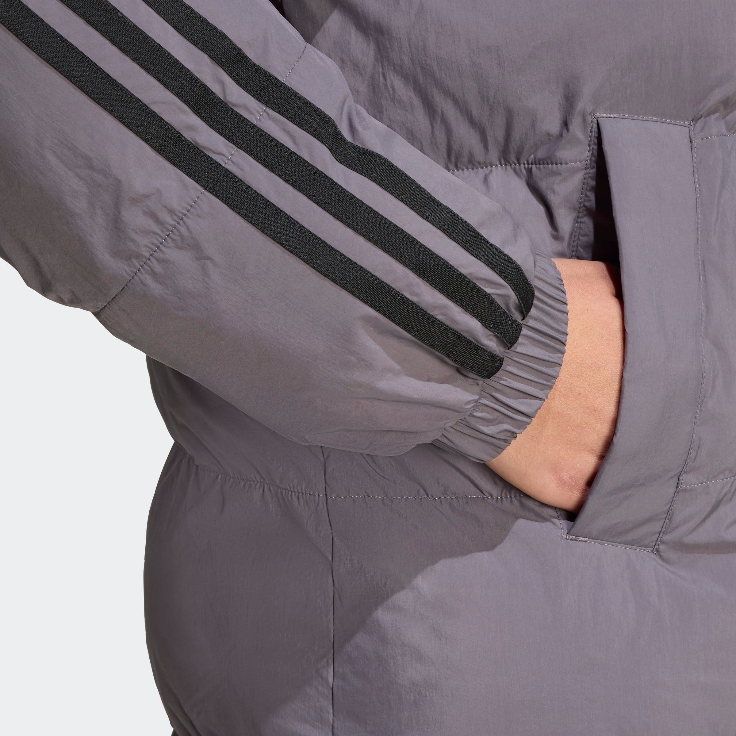 adidas Originals Winterjacke »LONG PUFFER« Langer Mantel aus Kunstdaunen