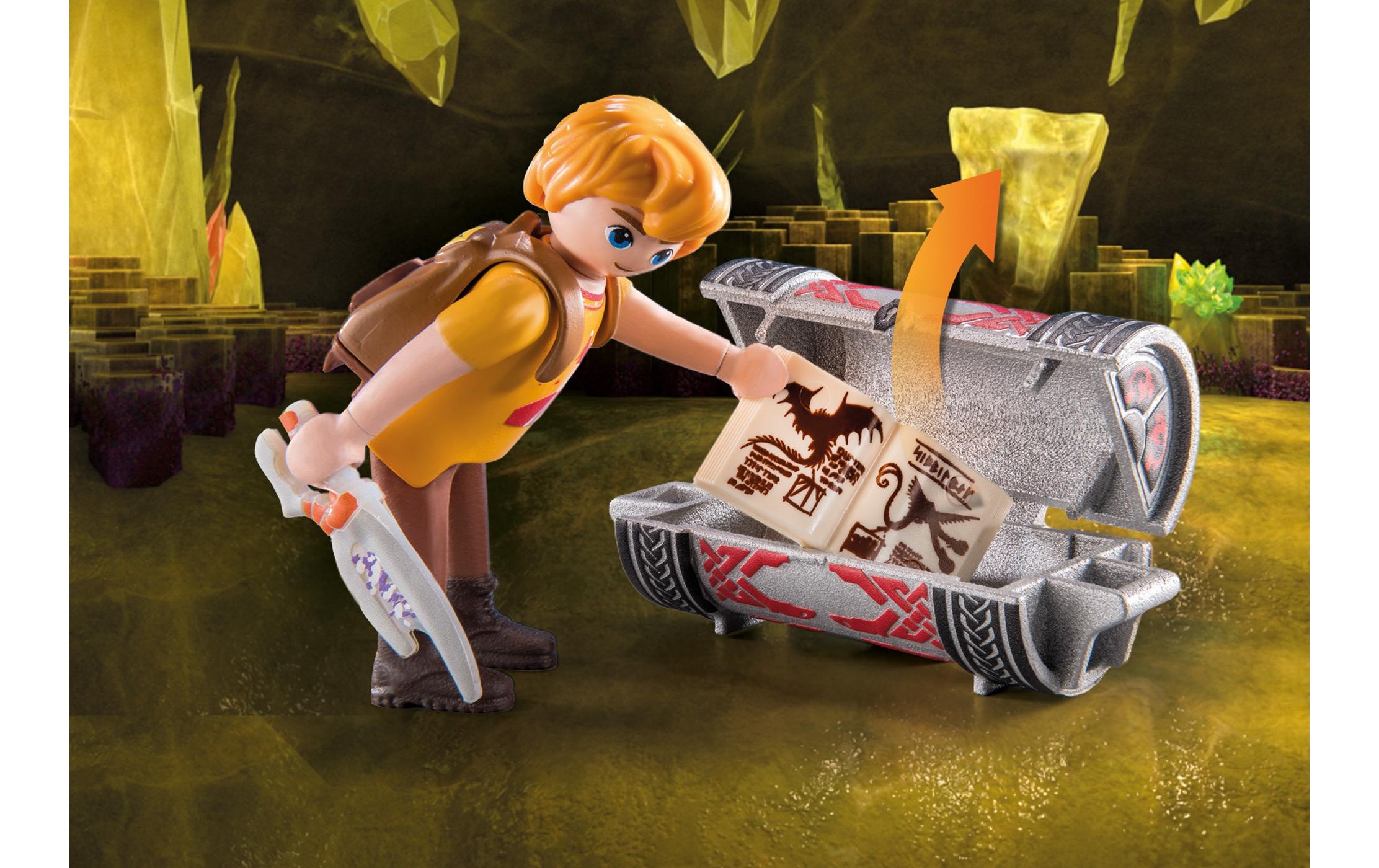 Playmobil® Spielbausteine »Dragons The Nine Realms – Thunder & Tom 71081«, (39 St.)