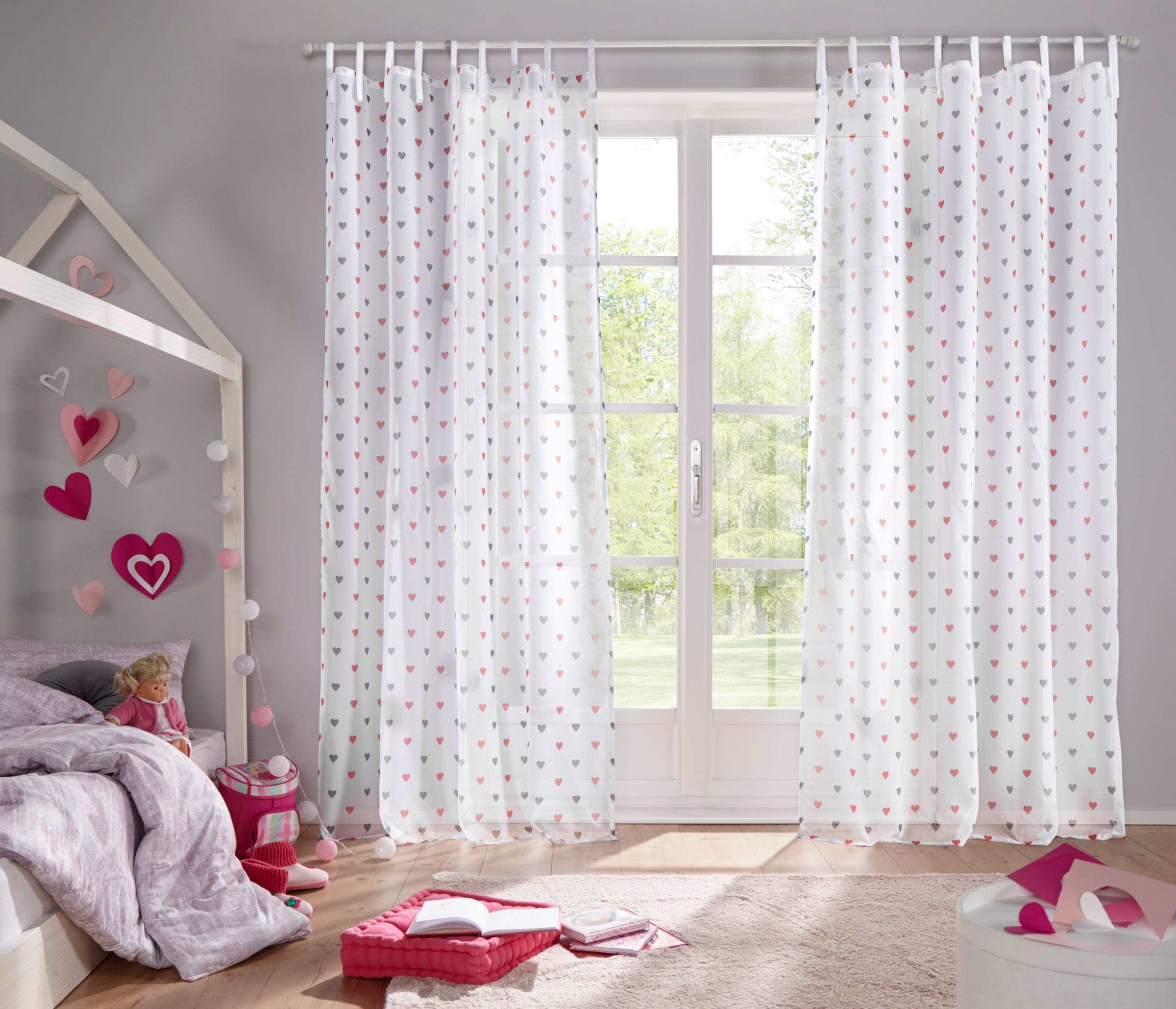 Image of Lüttenhütt Gardine »Emma«, (1 St.), Kindergardine, bedruckt, transparent, verschiedene Grössen bei Ackermann Versand Schweiz