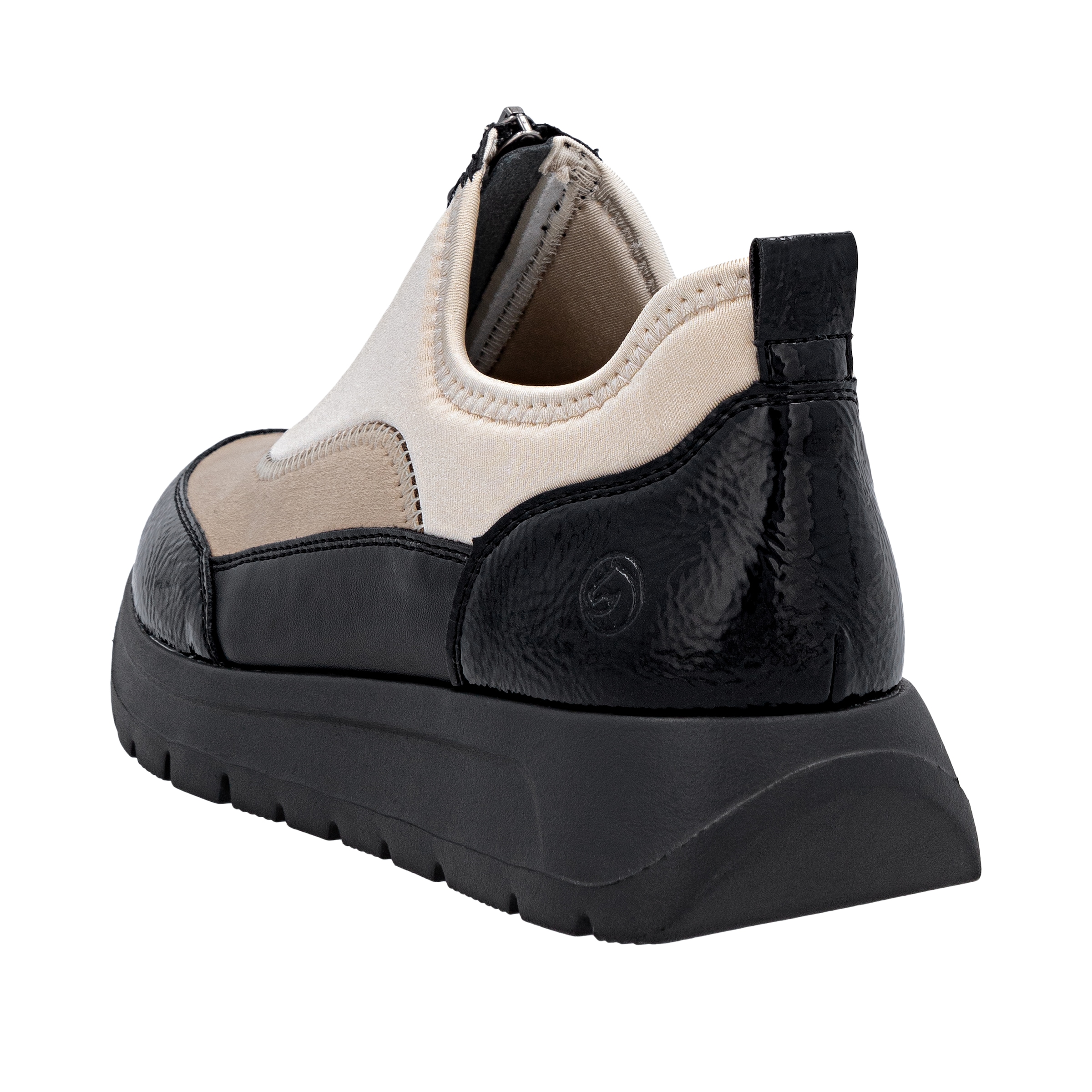 Remonte Plateausneaker  Halbschuh, Casual-Sneaker mit Lackdetails