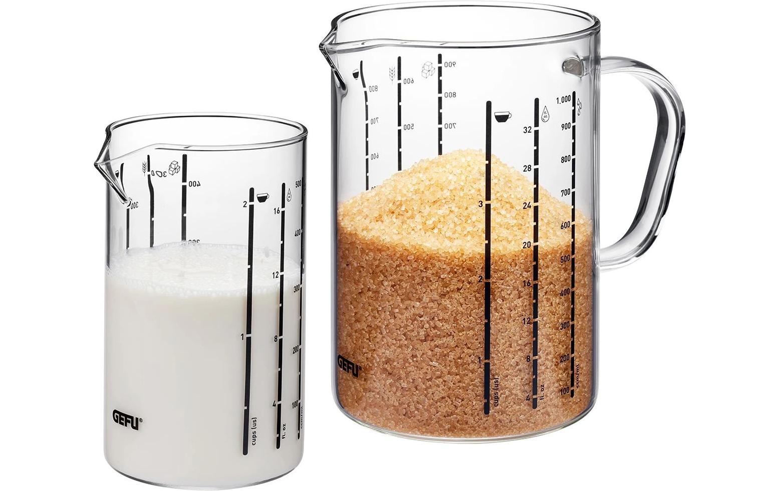 Image of GEFU Messbecher "Meti 2-teilig, 15 dl" Glas