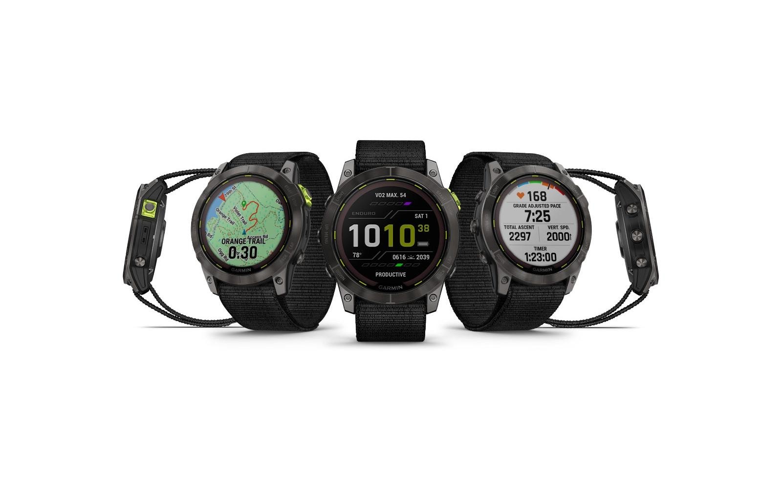 Garmin Smartwatch »Enduro 2 Sapphire Black«, (3,54 cm / 1,4 Zoll), 32 GB