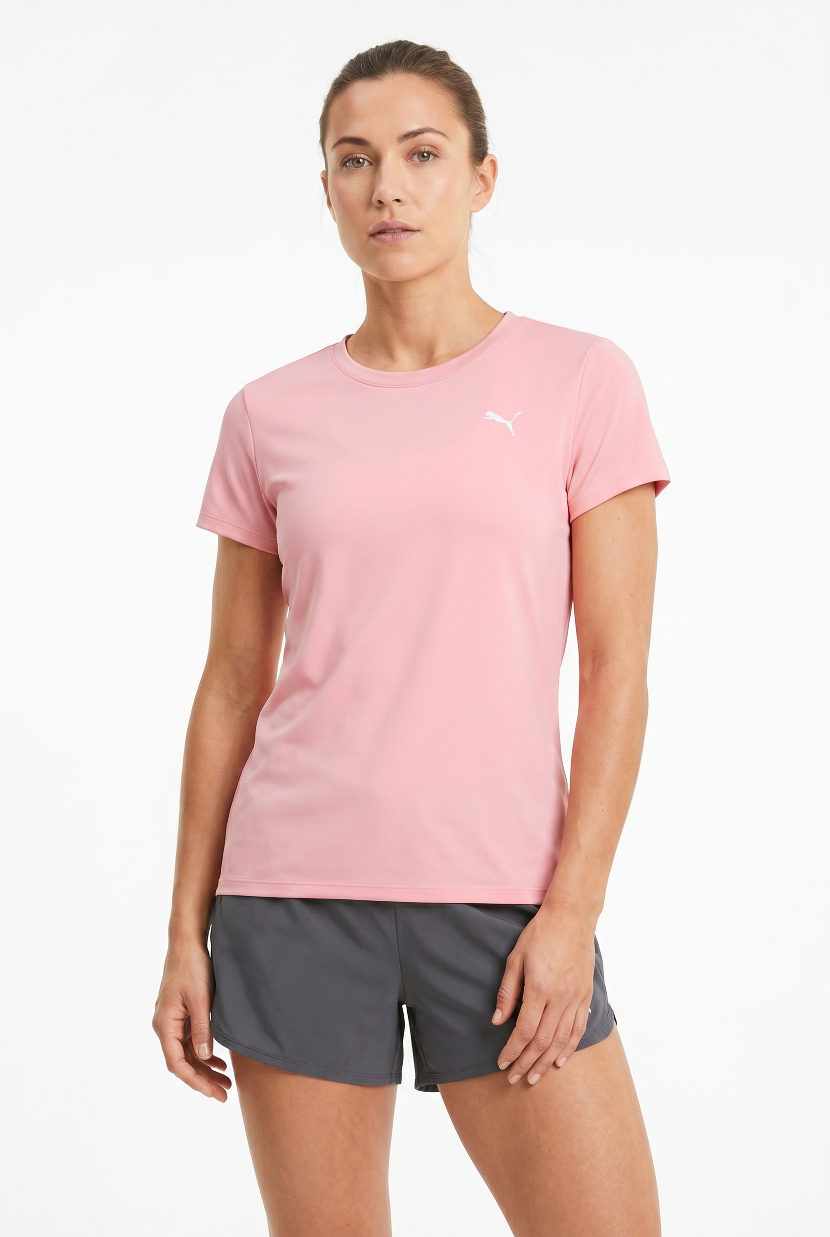 PUMA Trainingsshirt »W TAD ESSENTIAL CREW TEE« Regular Fit, mit Rundhalsausschnitt, mit seitlichen Schlitzen