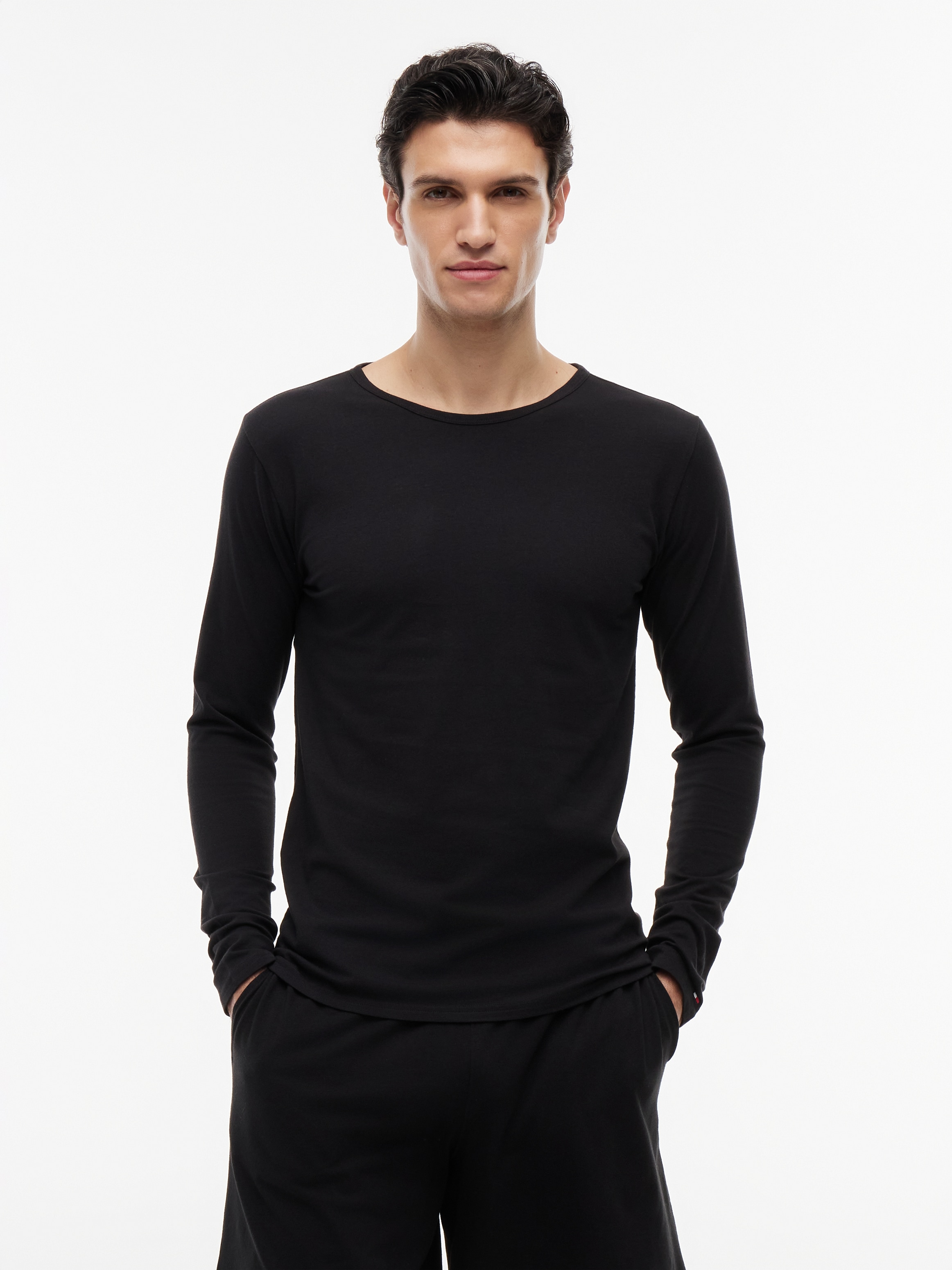 Tommy Hilfiger Underwear T-shirt »3P LS Tee« Paquet, pack de 3,  avec étiquette de marque