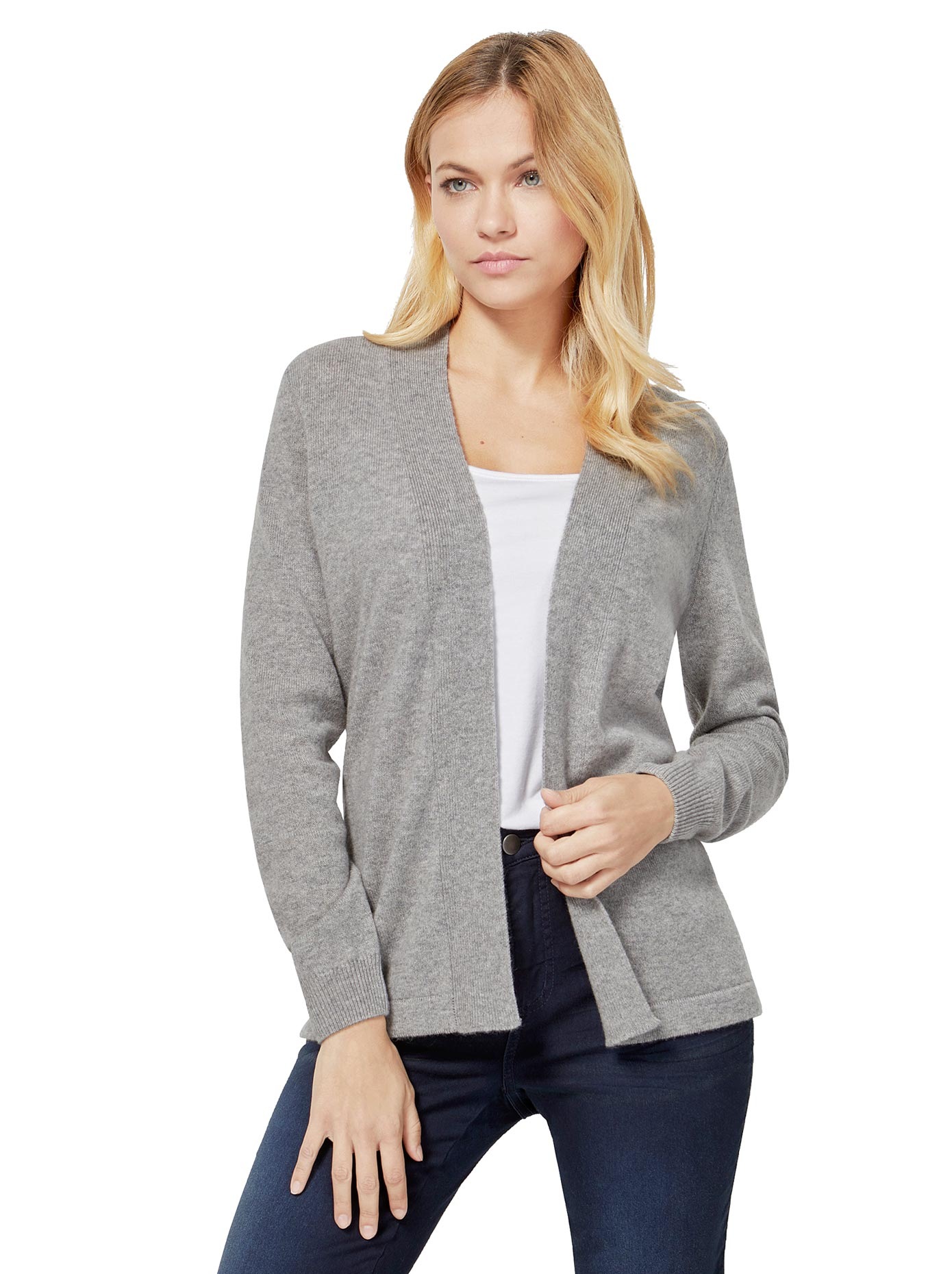 Classic Inspirationen Strickjacke aus reinem Kaschmir