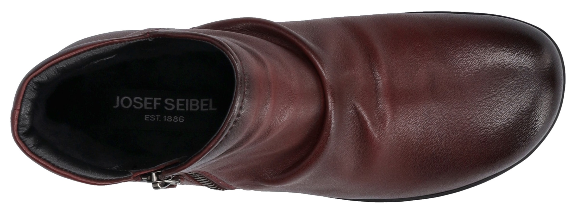 Josef Seibel Schlupfboots »Naly 41«, Stiefelette, Komfortschuh mit gerafftem Schaft
