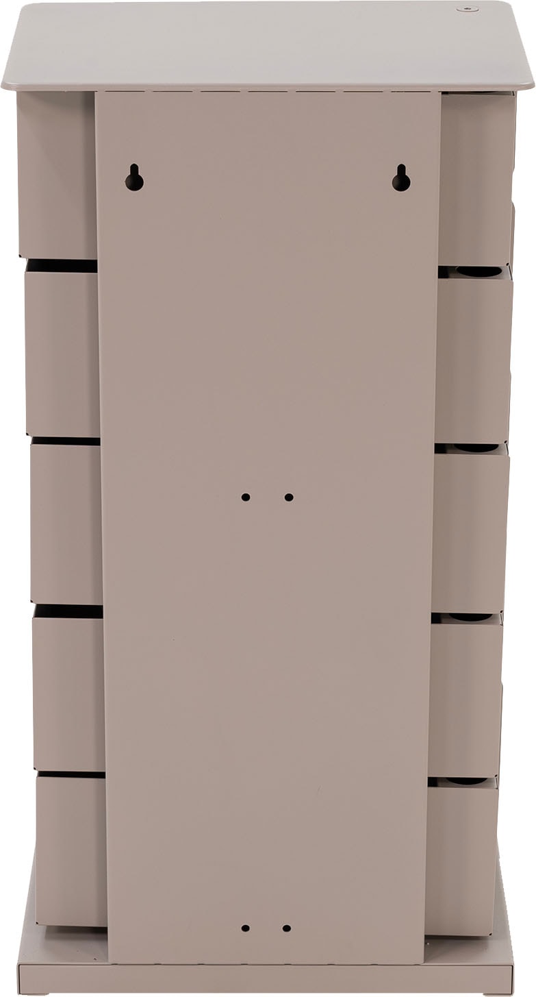 Spinder Design Commode »JOEY 5« Armoire à chaussures en acier et armoire de rangement en 1